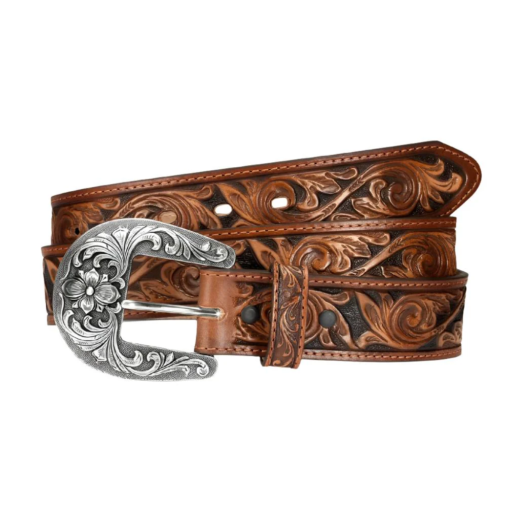 Tony Lama De Leon Tan Leather Belt