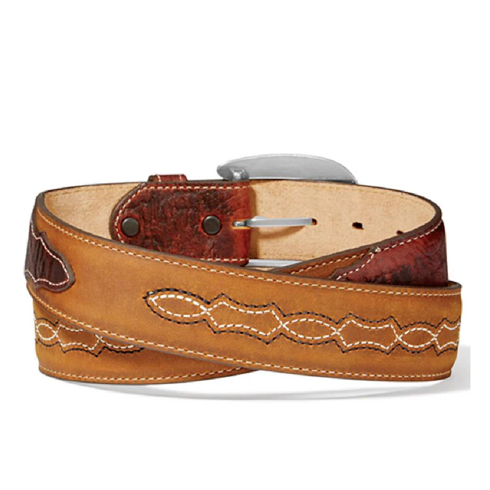 Tony Lama Maverick Bison Belt - Image 2