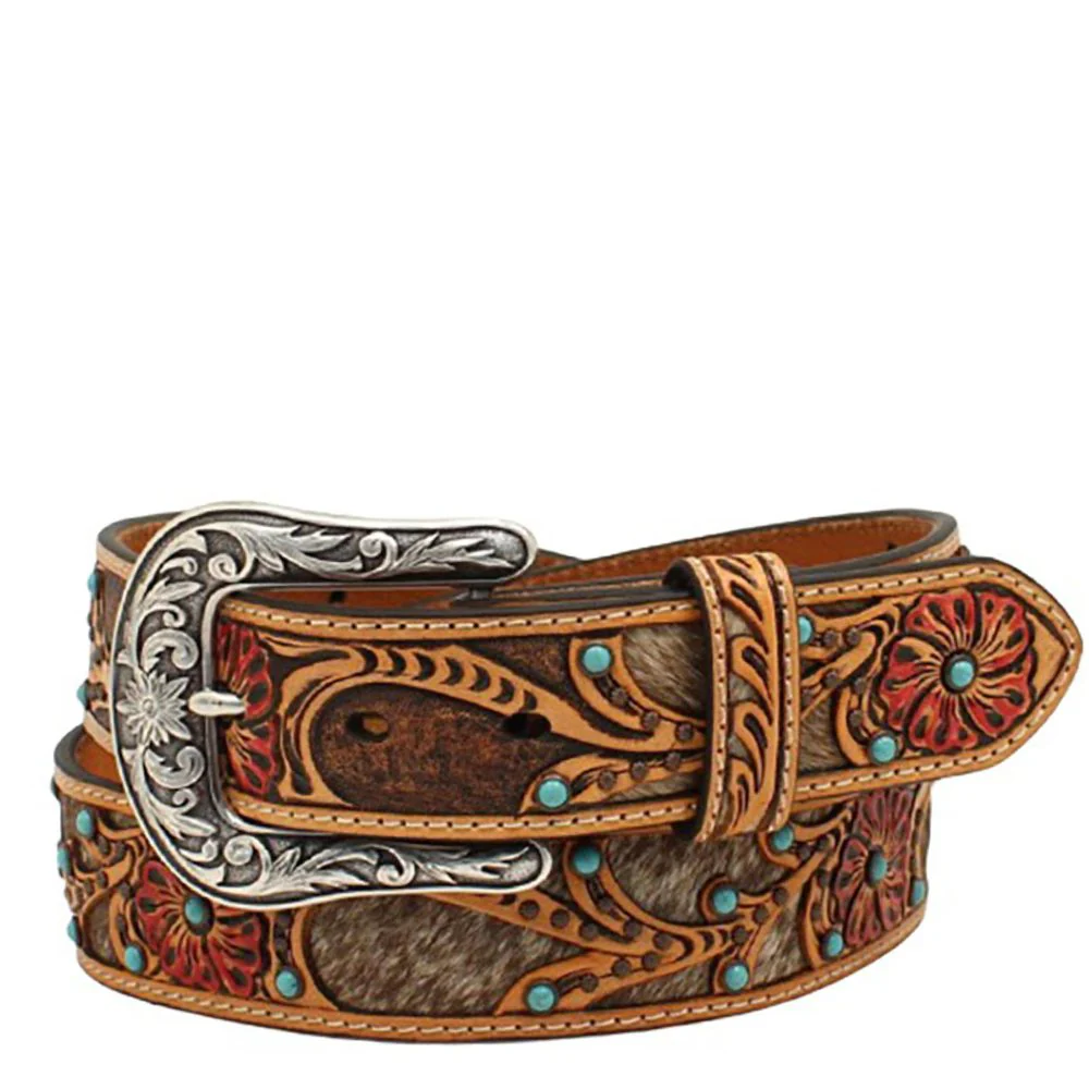 Ariat Red Flower Belt