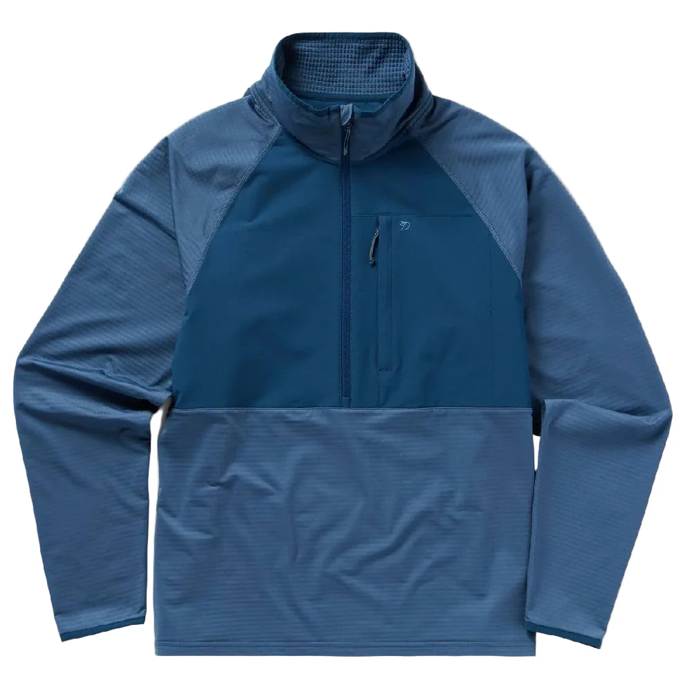 Duck Camp 1/2 Zip Lightweight Grid Tech Fleece Pullover - FINAL SALE
