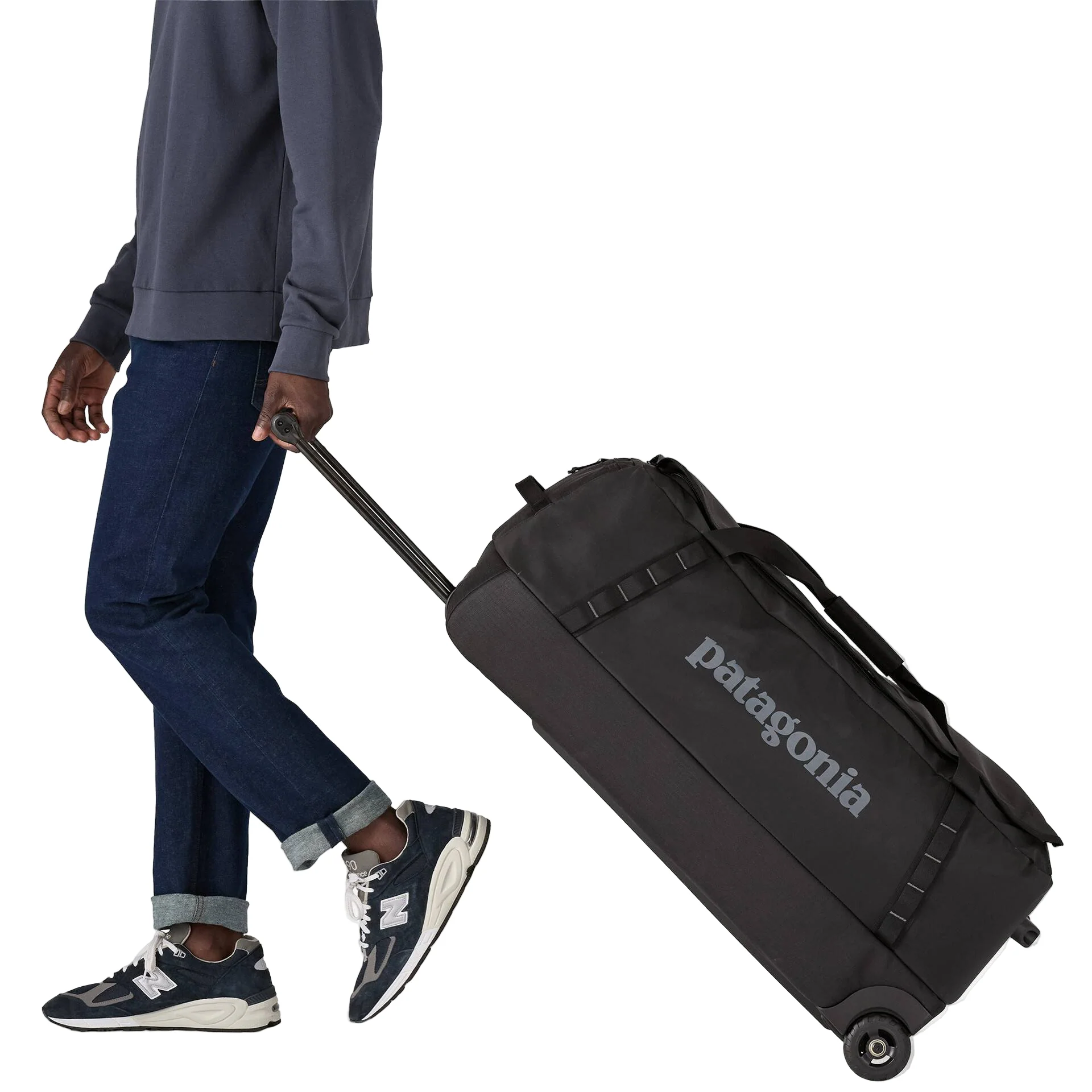 Patagonia 100L Black Hole Wheeled Duffle Bag - Black - Image 2