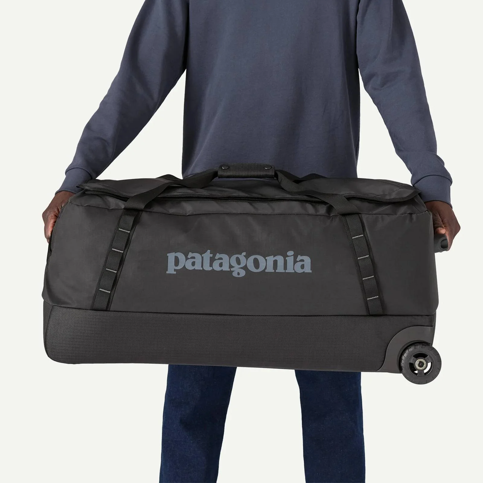 Patagonia 100L Black Hole Wheeled Duffle Bag - Black - Image 4
