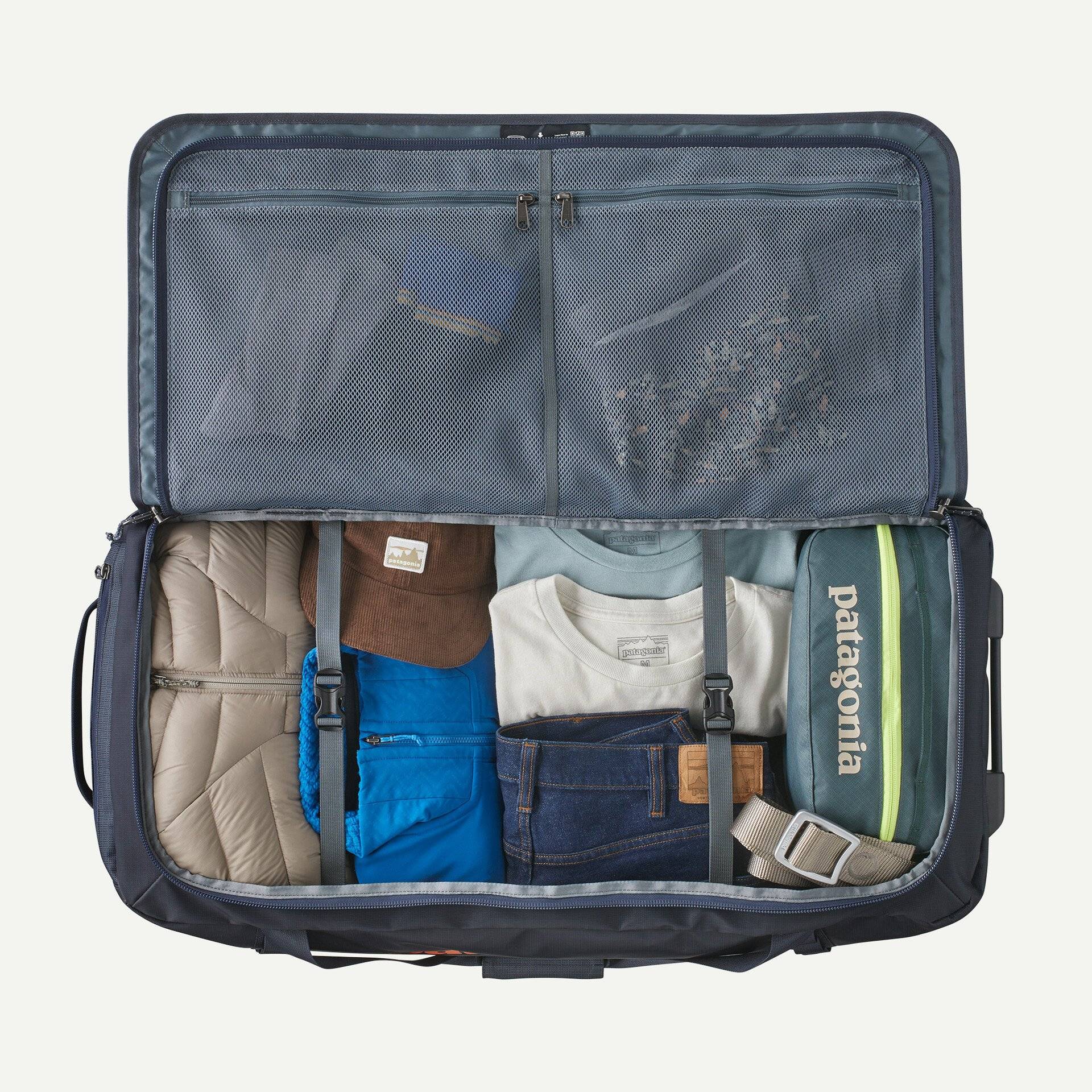 Patagonia 100L Black Hole Wheeled Duffle Bag - Black - Image 6