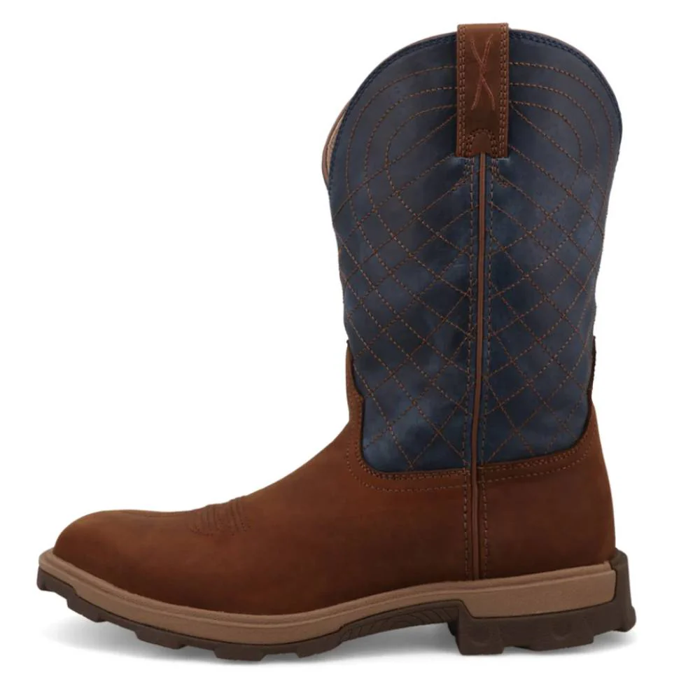 Twisted X Men's 11" UltraLite X Mocha Work Boot - Image 2