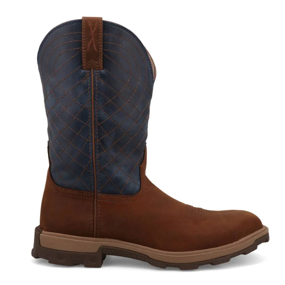 Twisted X Men's 11" UltraLite X Mocha Work Boot - Image 4