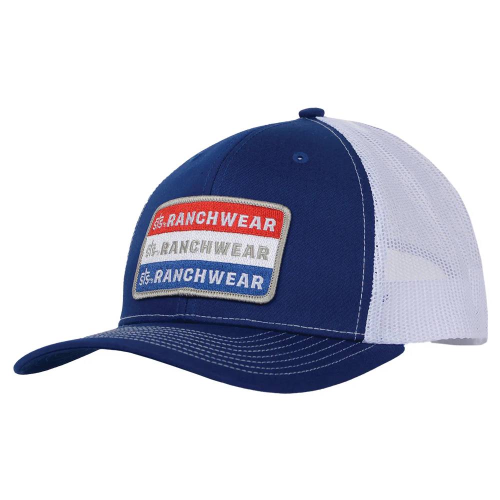 STS Ranchwear Red, White & Blue Patch Hat - FINAL SALE
