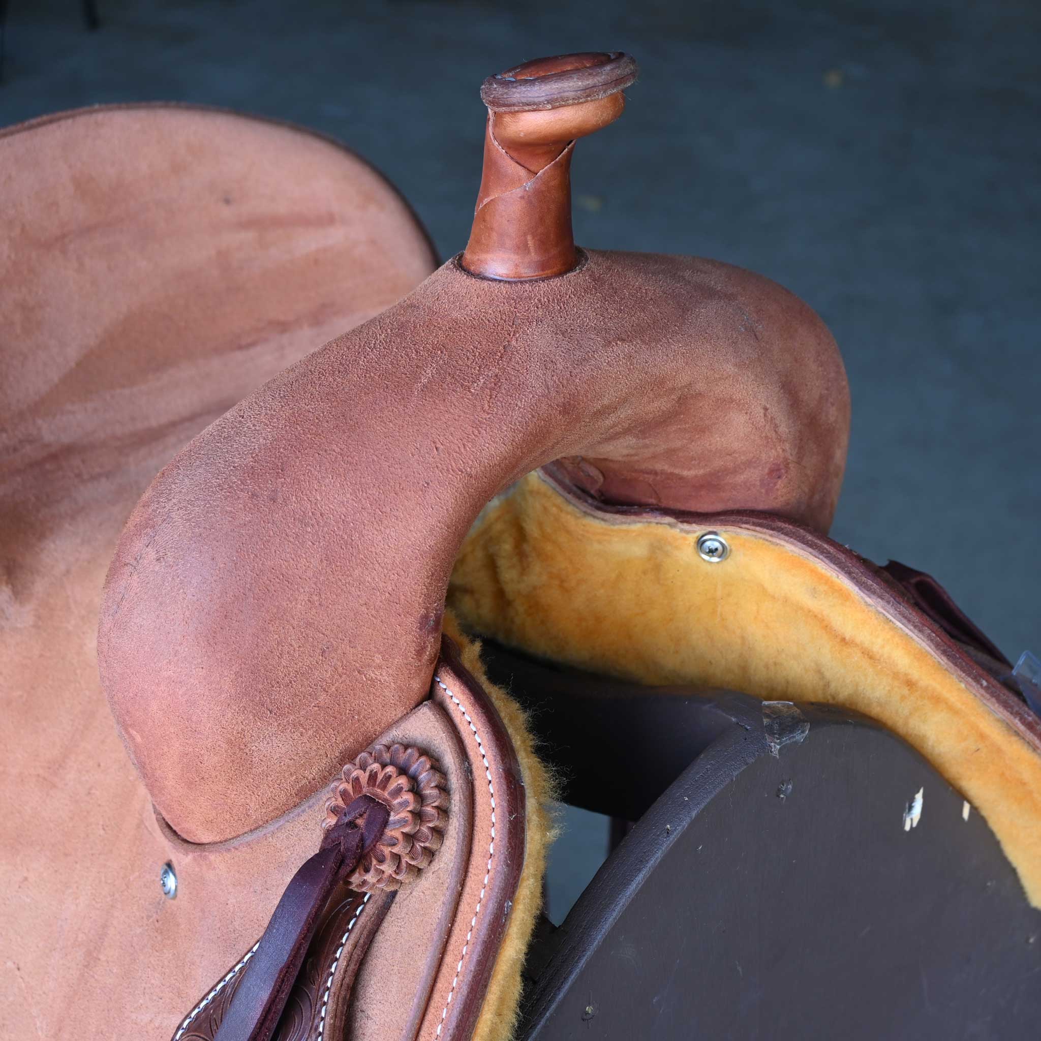 12.5" JEFF SMITH BUSTER WELCH CUTTING SADDLE - Image 2