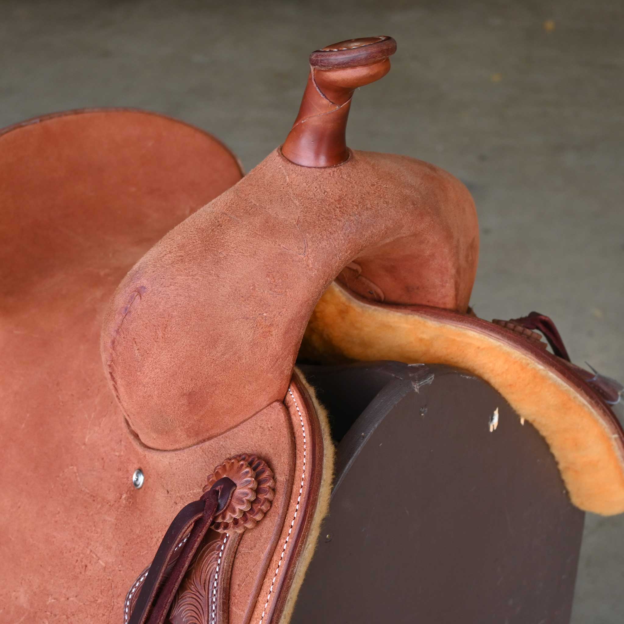 12.5" JEFF SMITH BUSTER WELCH JUNIOR CUTTING SADDLE - Image 2
