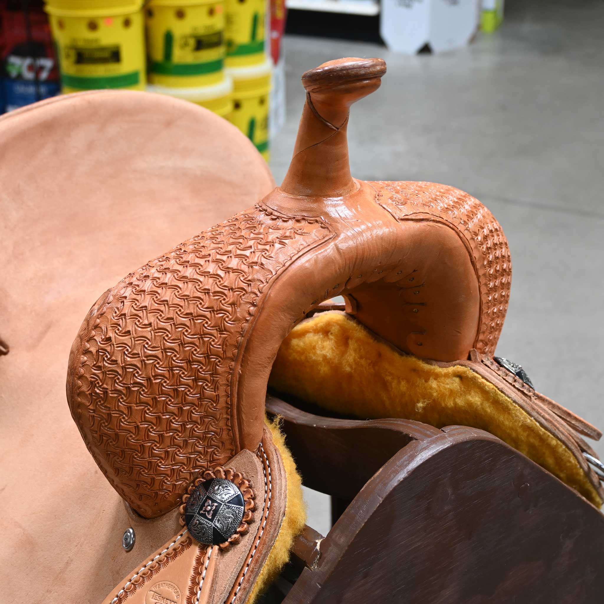 12.5" TESKEY'S YOUTH BARREL SADDLE - Image 2
