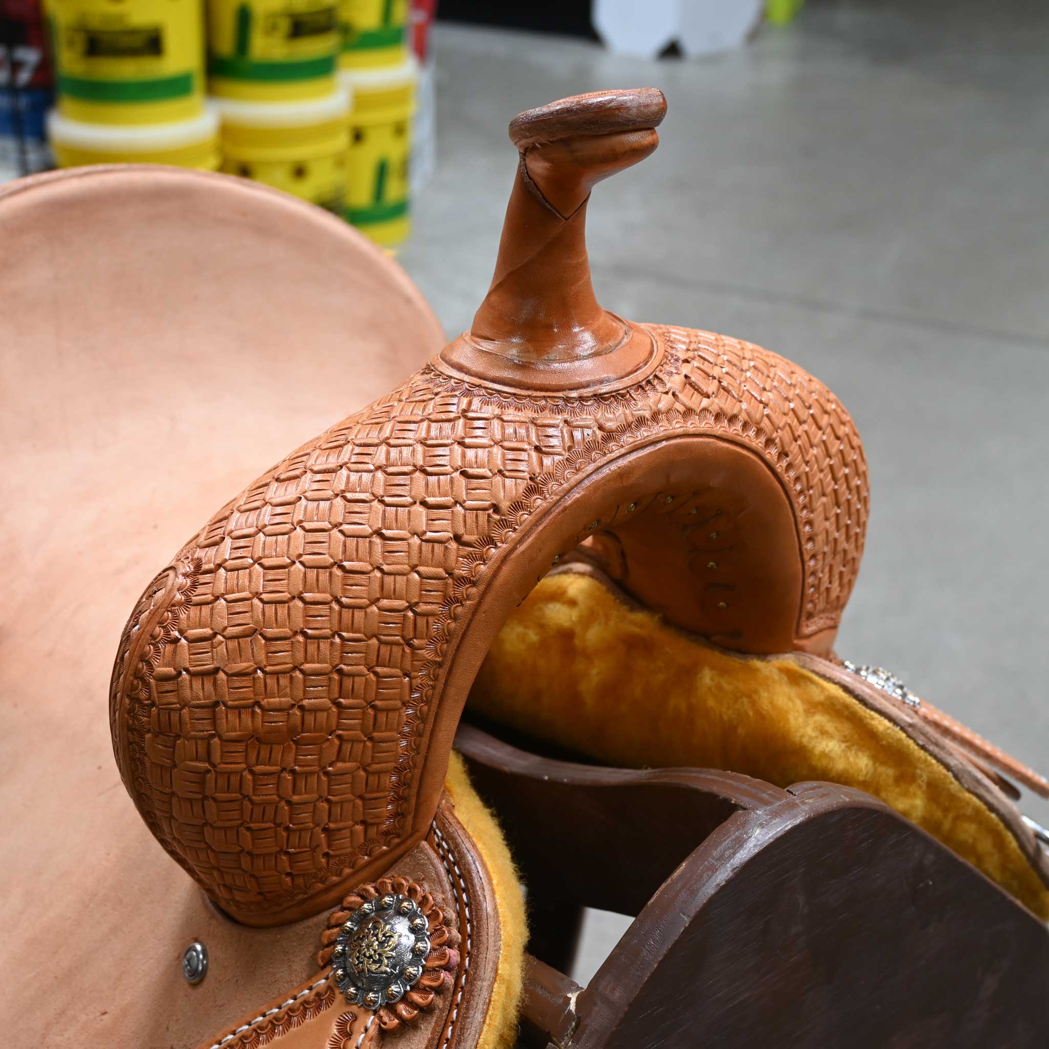 12.5" TESKEY'S YOUTH BARREL SADDLE - Image 2
