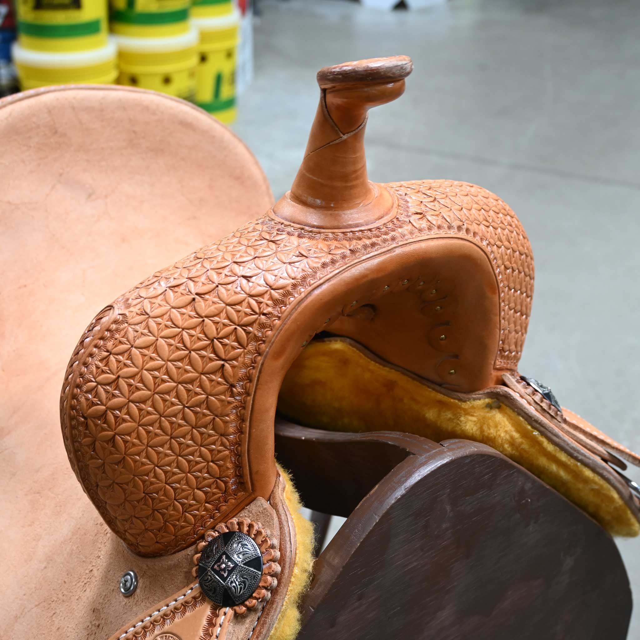 12.5" TESKEY'S YOUTH BARREL SADDLE - Image 2