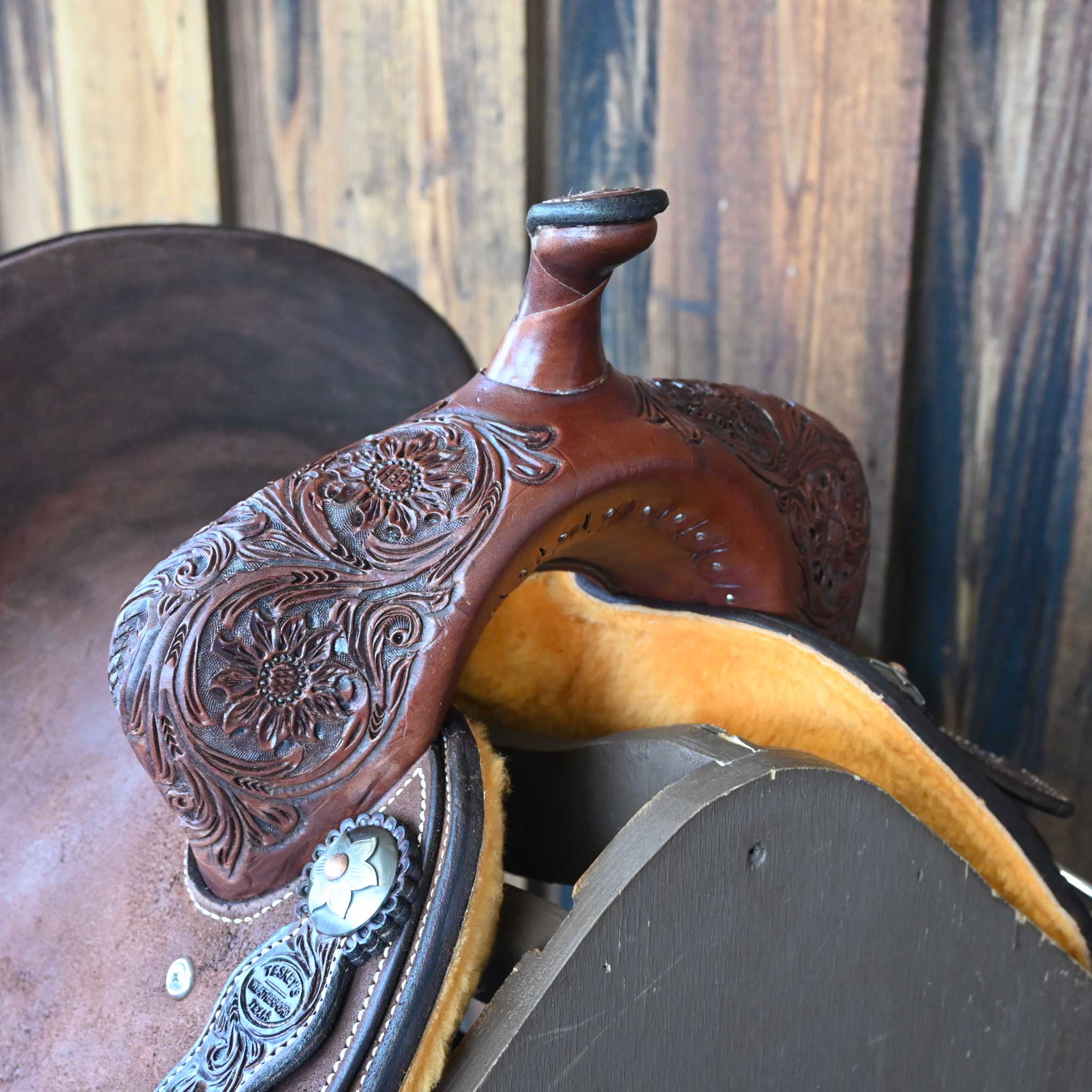 12.5" TESKEY'S BARREL SADDLE - Image 2