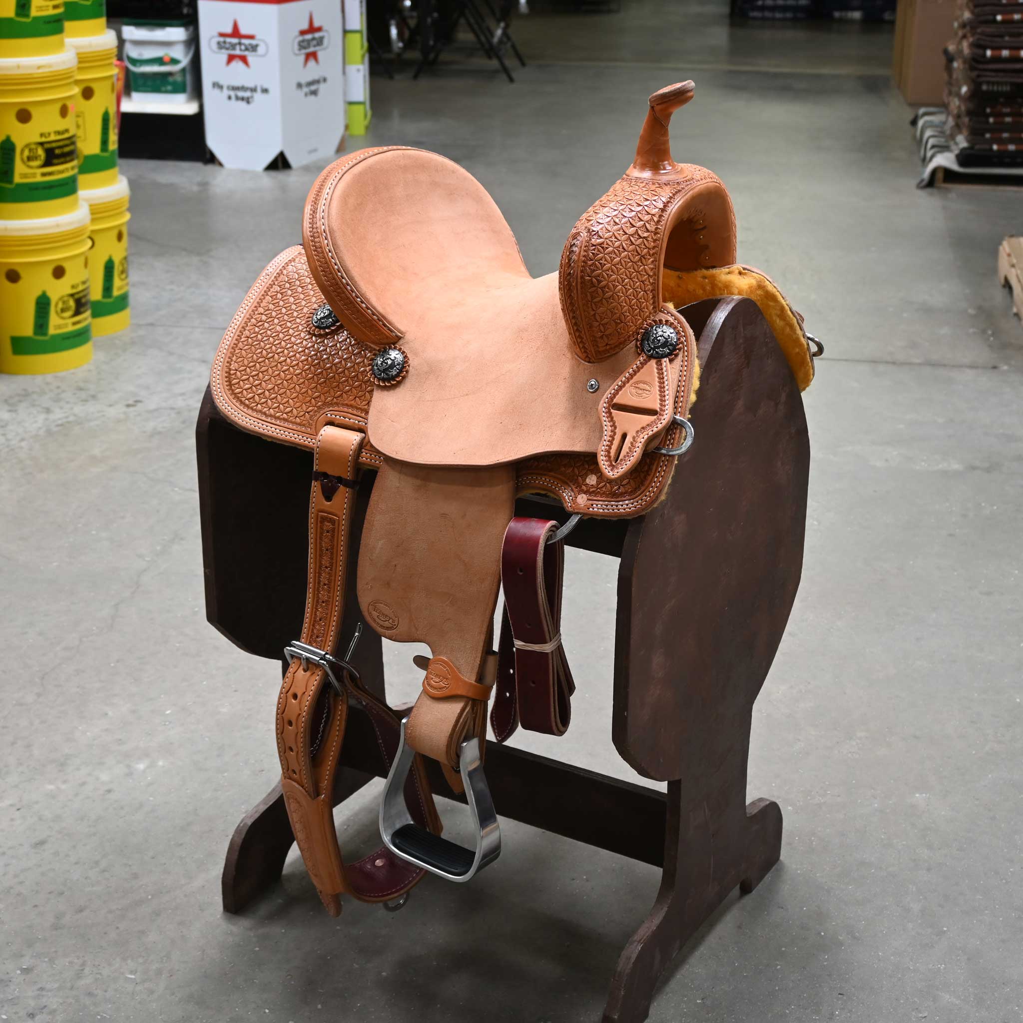 12.5" TESKEY'S YOUTH BARREL SADDLE