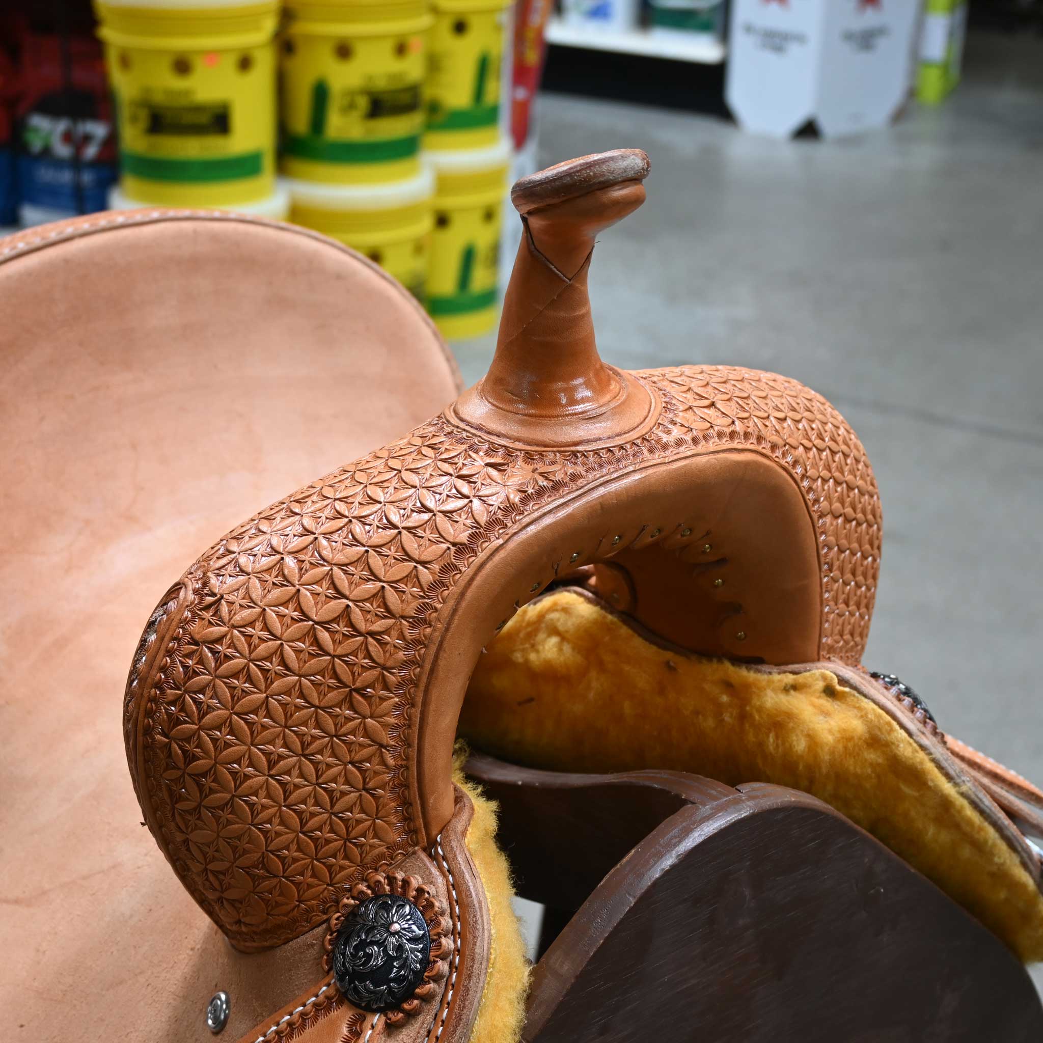 12.5" TESKEY'S YOUTH BARREL SADDLE - Image 2