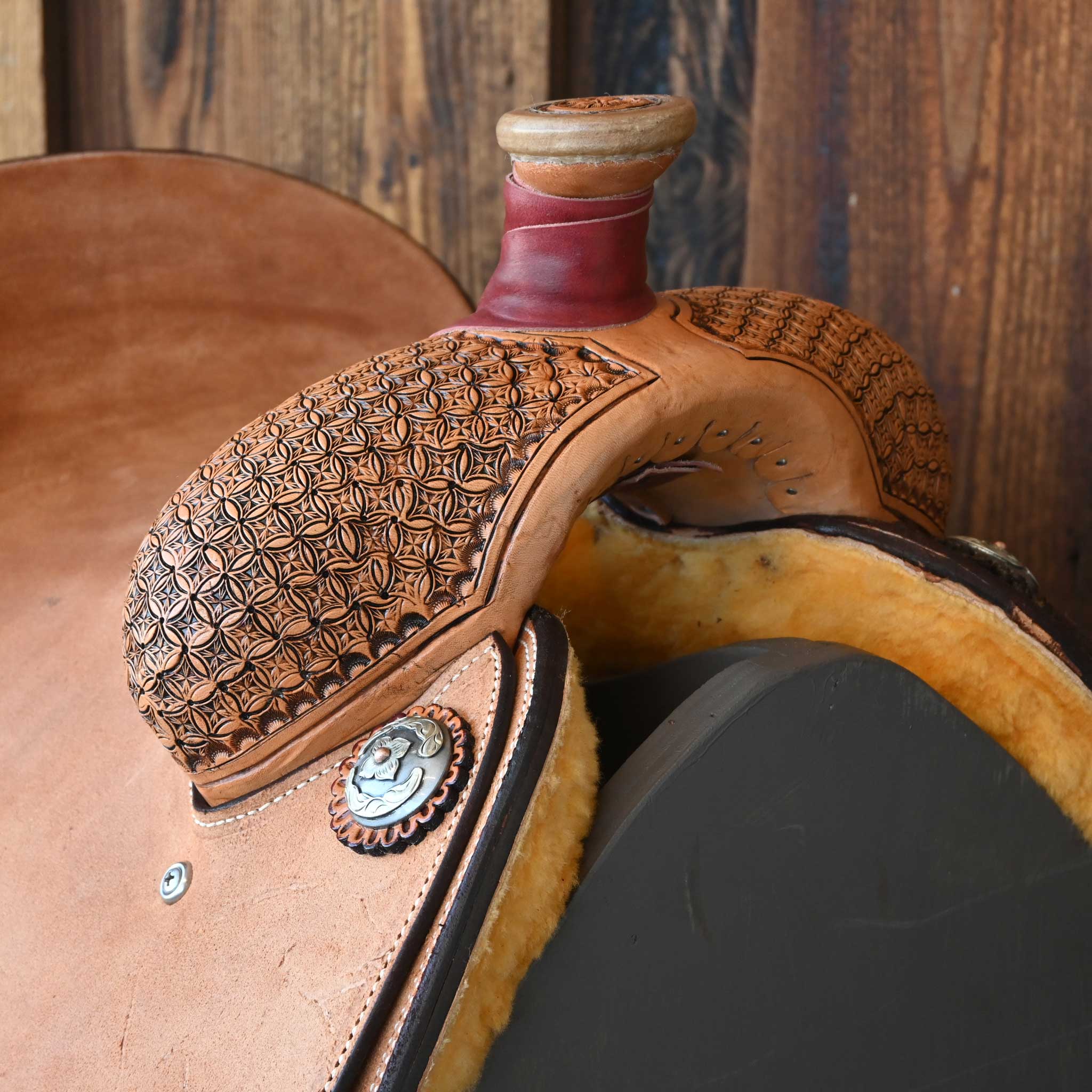 12.5" TESKEY'S CALF ROPING SADDLE - Image 2