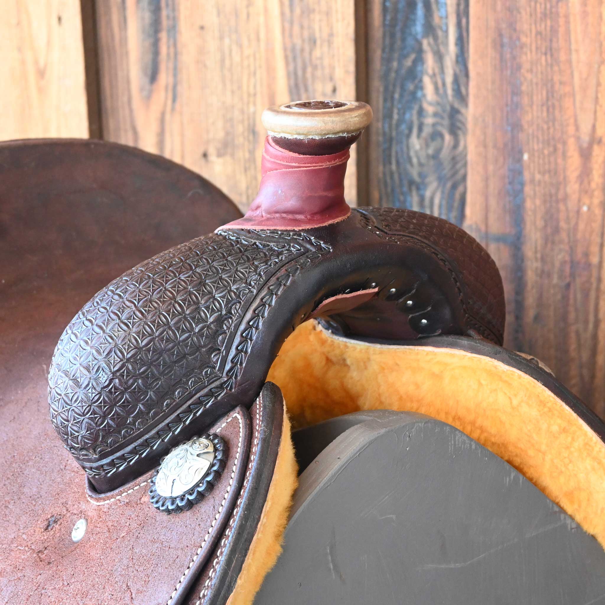 12.5" TESKEY'S CALF ROPING SADDLE - Image 2