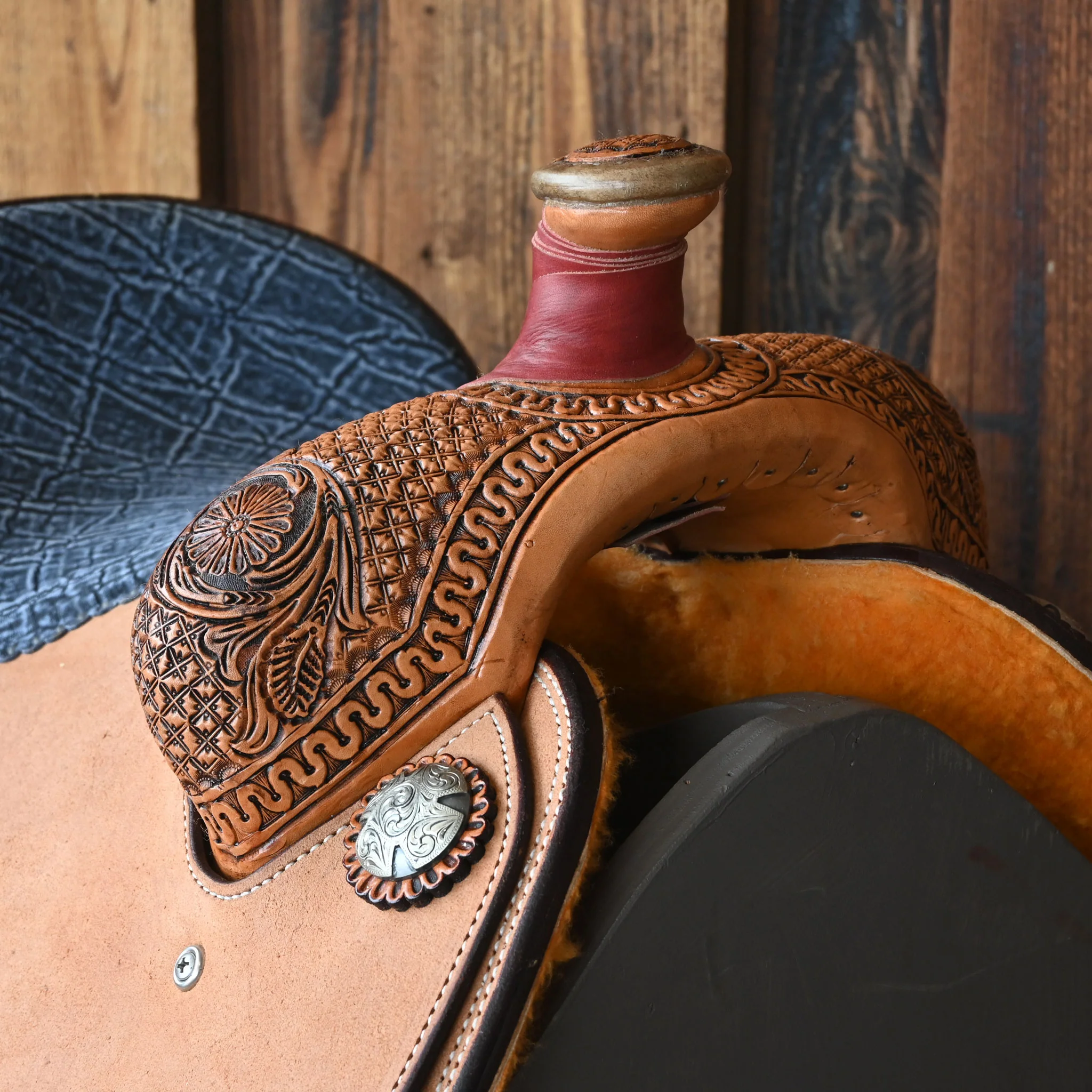 12.5" TESKEY'S CALF ROPING SADDLE - Image 2