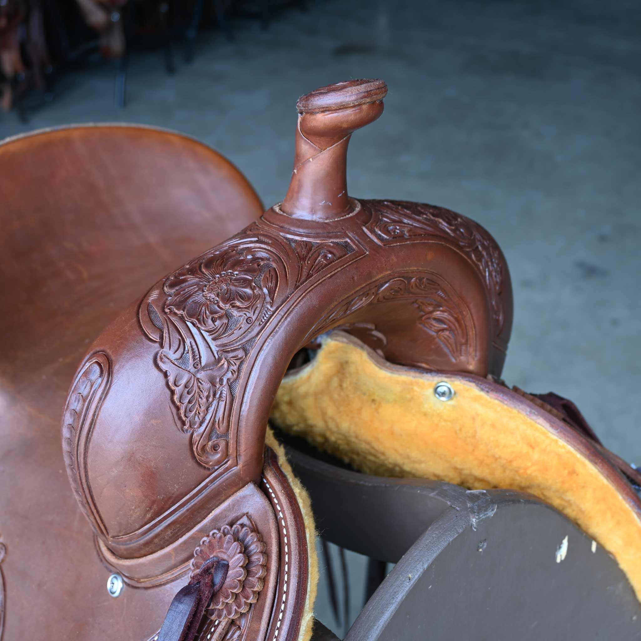 12" JEFF SMITH BUSTER WELCH CUTTING SADDLE - Image 2