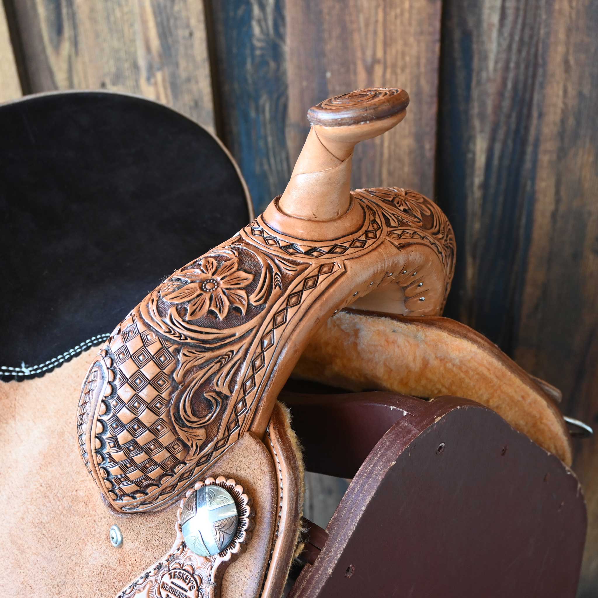 12" TESKEY'S YOUTH BARREL SADDLE - Image 2