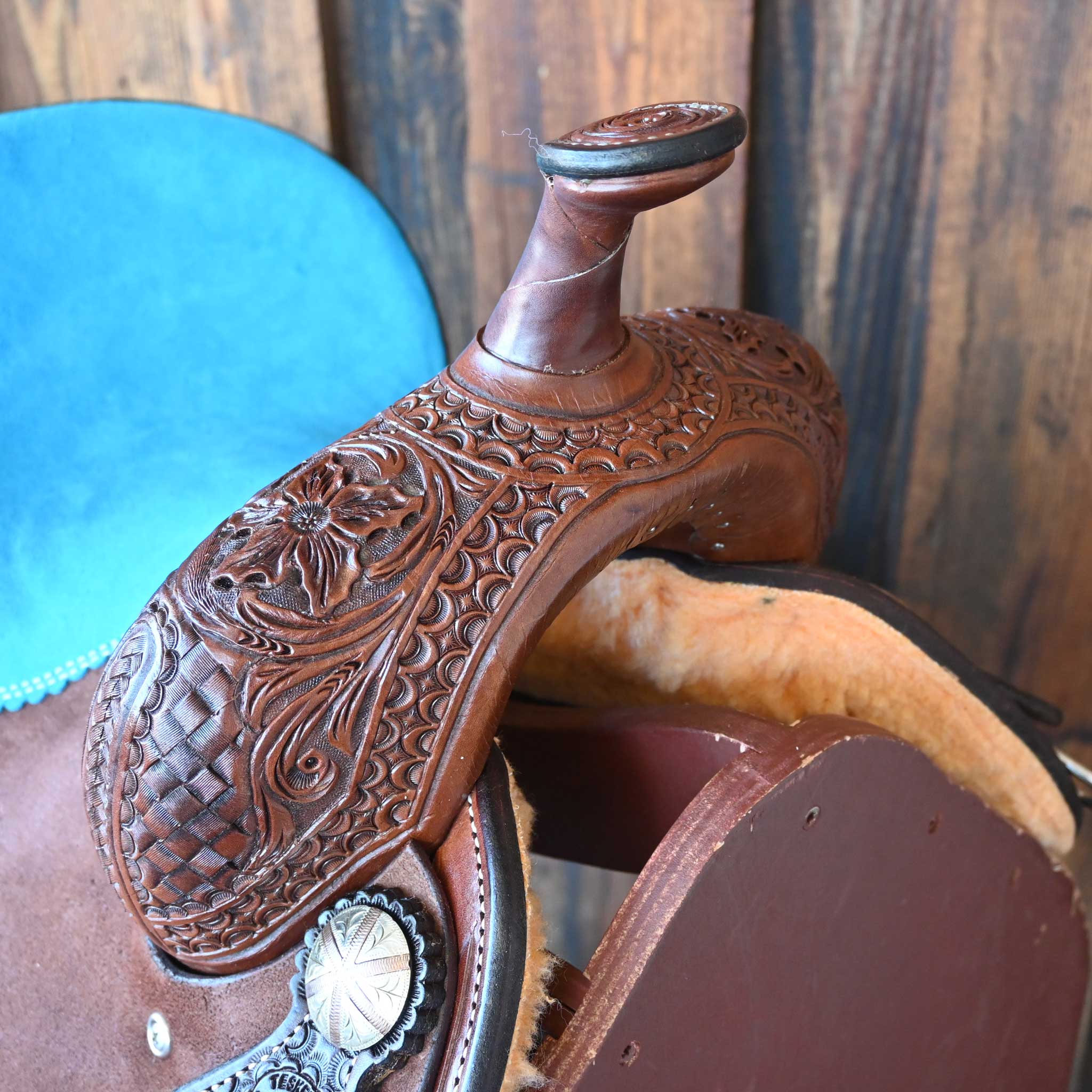 12" TESKEY'S YOUTH BARREL SADDLE - Image 2