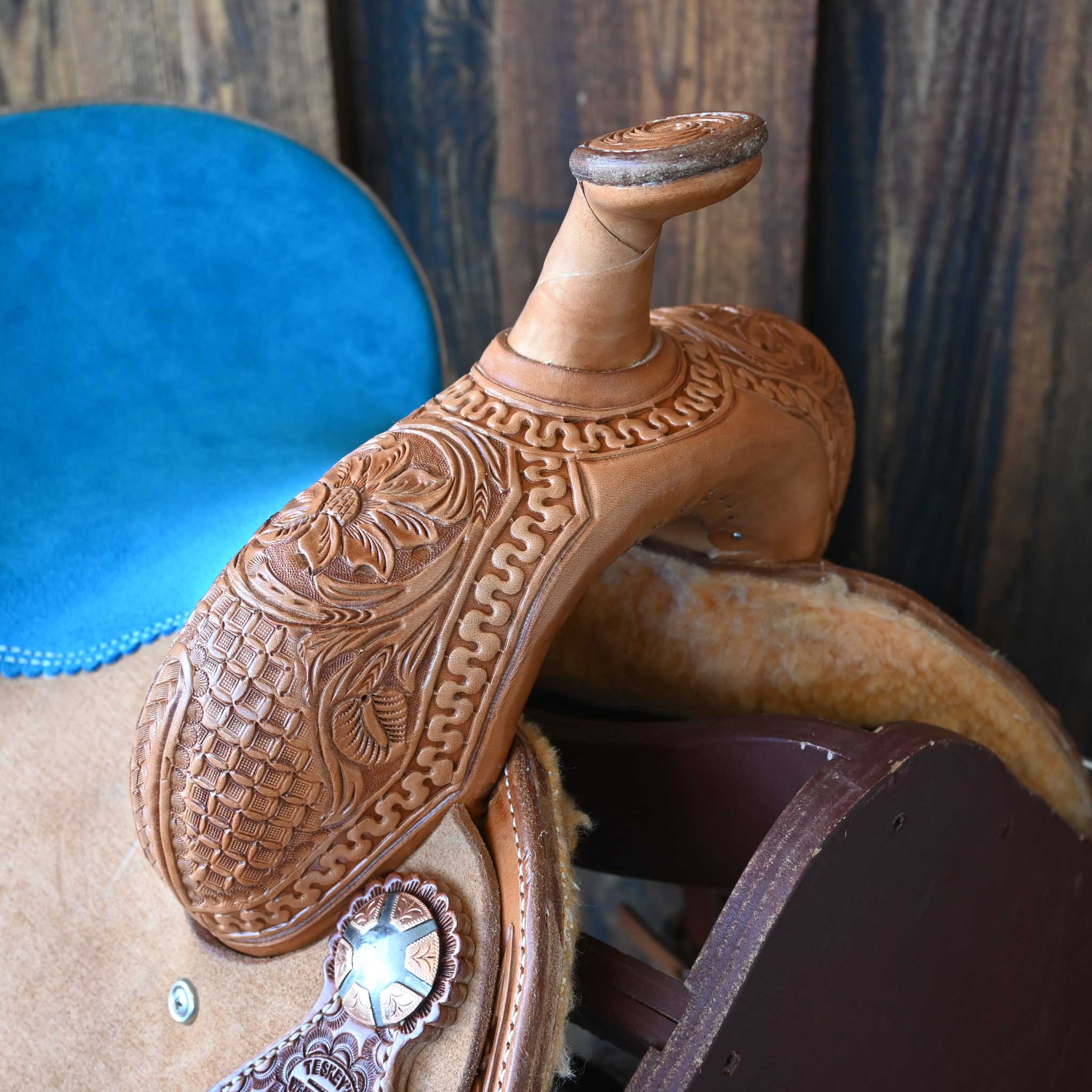 12" TESKEY'S YOUTH BARREL SADDLE - Image 2