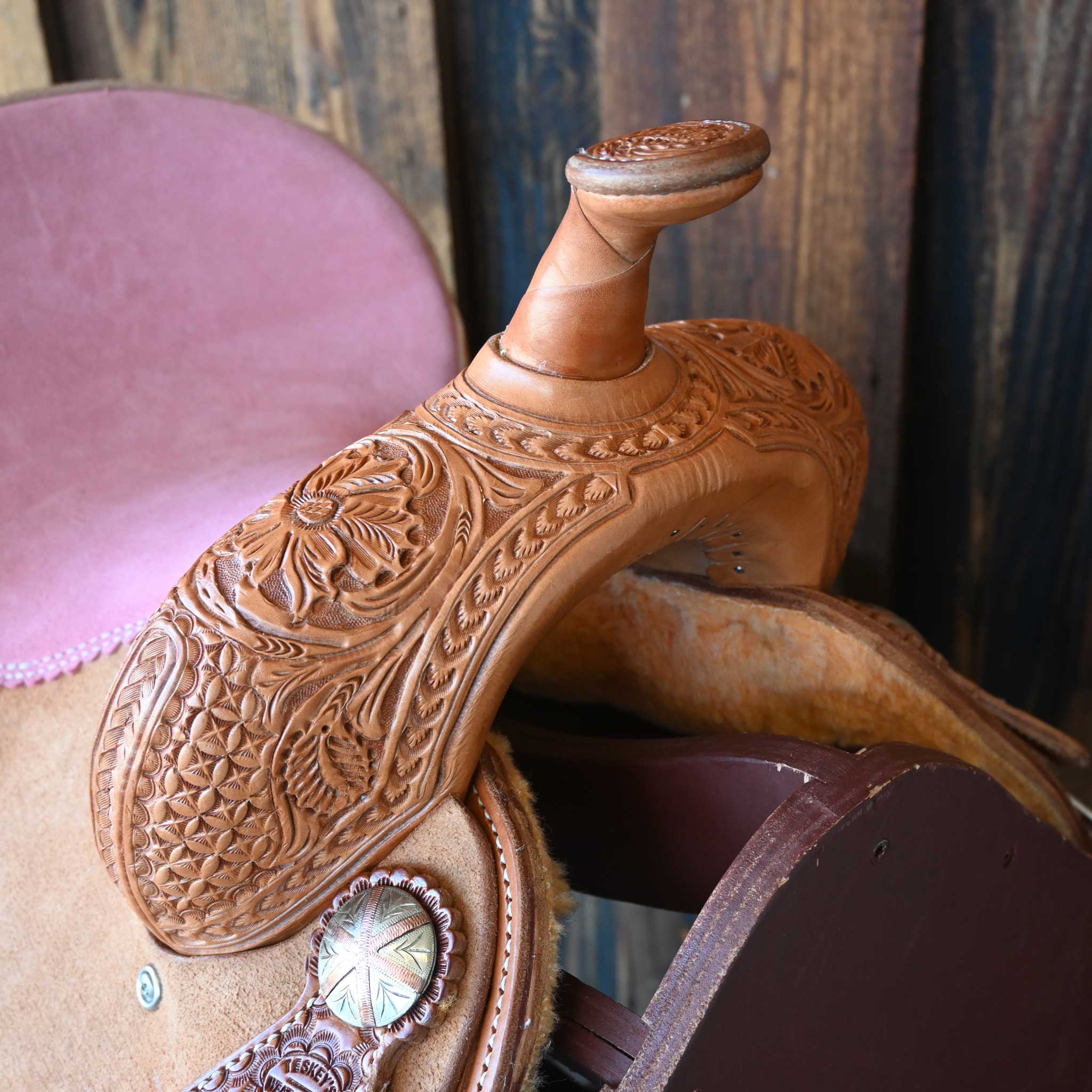 12" TESKEY'S YOUTH BARREL SADDLE - Image 2