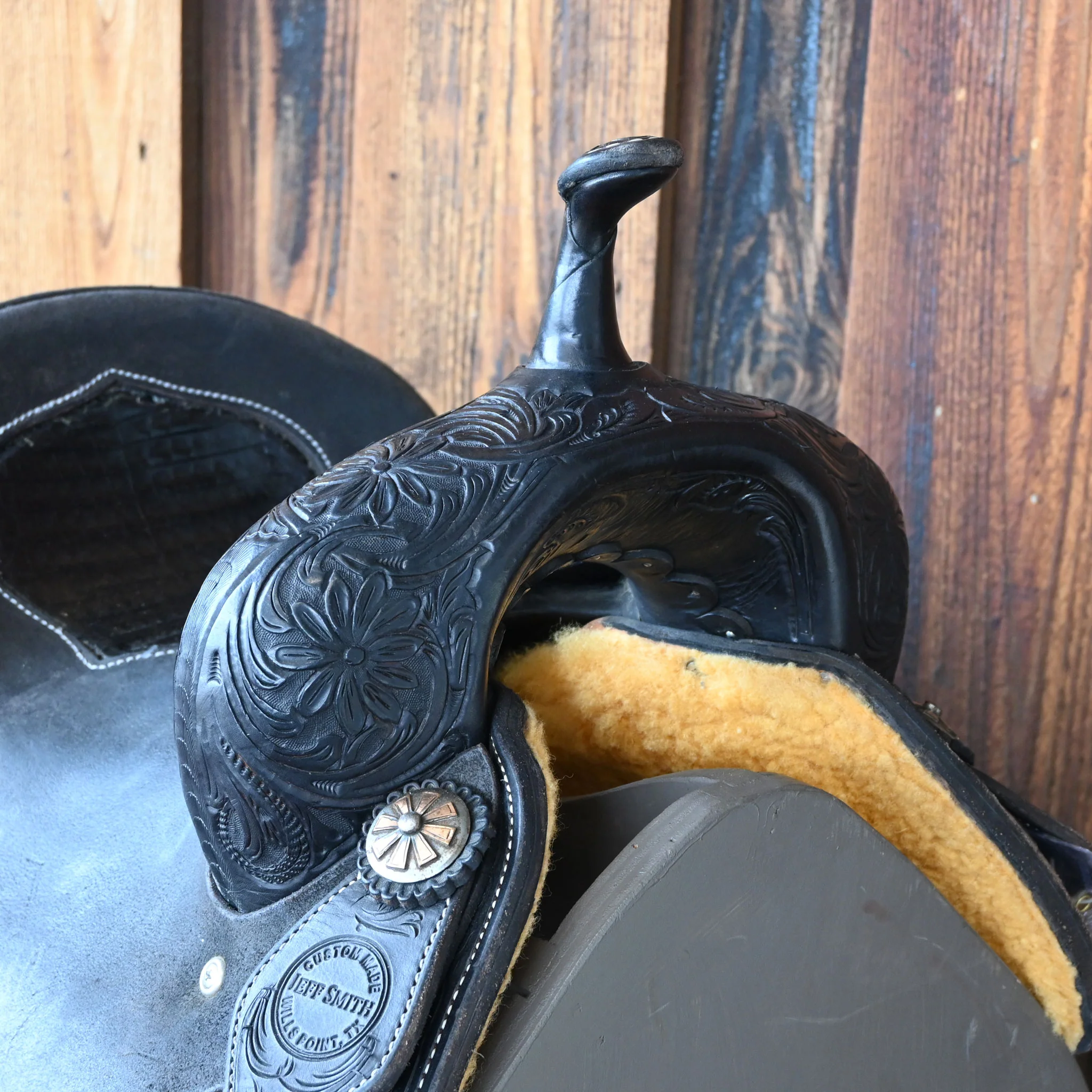 12" USED JEFF SMITH BARREL SADDLE - Image 2