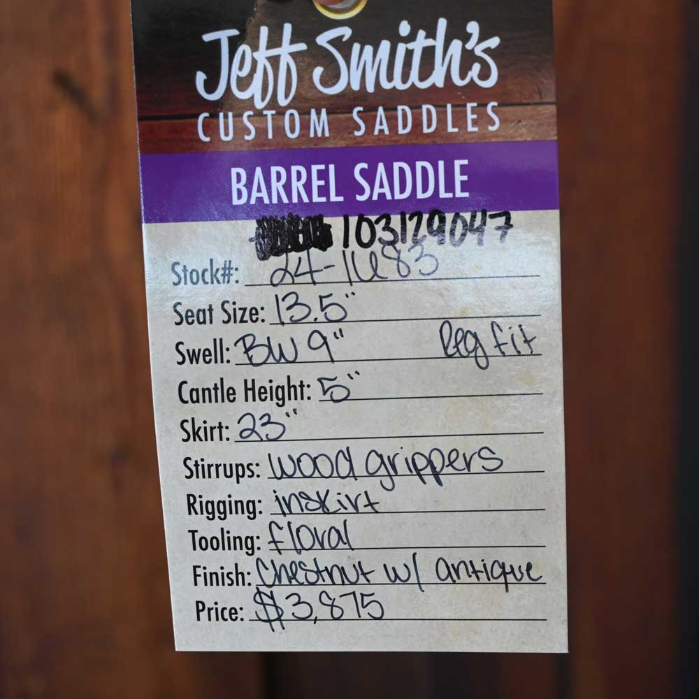 13.5" JEFF SMITH BARREL SADDLE - Image 3