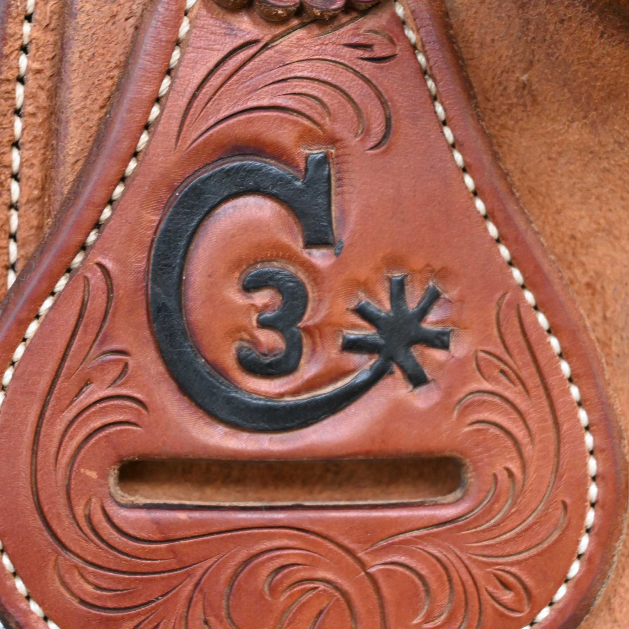 13.5" USED JEFF SMITH C3 BARREL SADDLE - Image 4