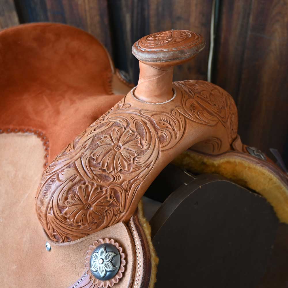 13.5" JEFF SMITH ROPING SADDLE - Image 2