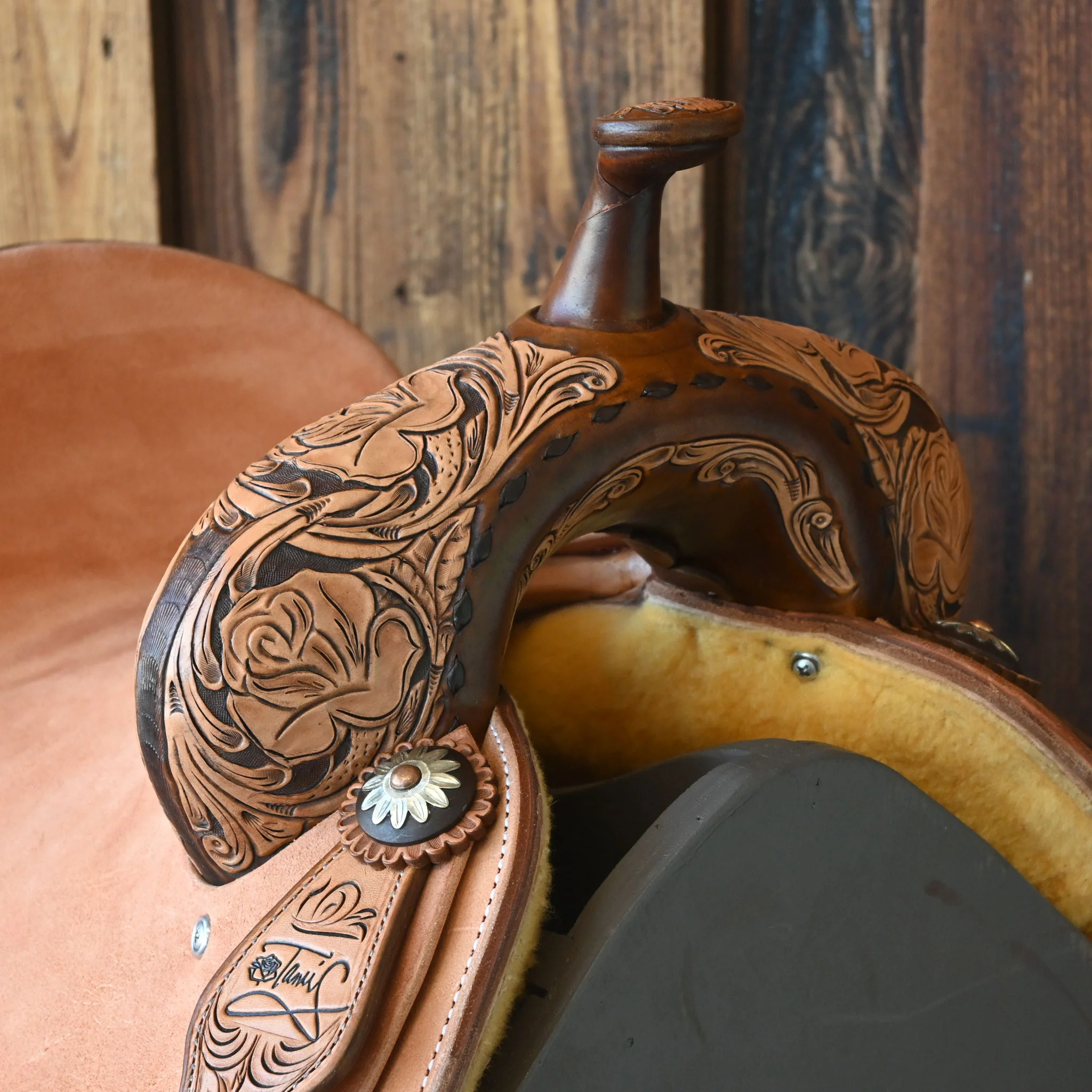 13.5" JEFF SMITH TAMI SEMAS BARREL SADDLE - Image 2