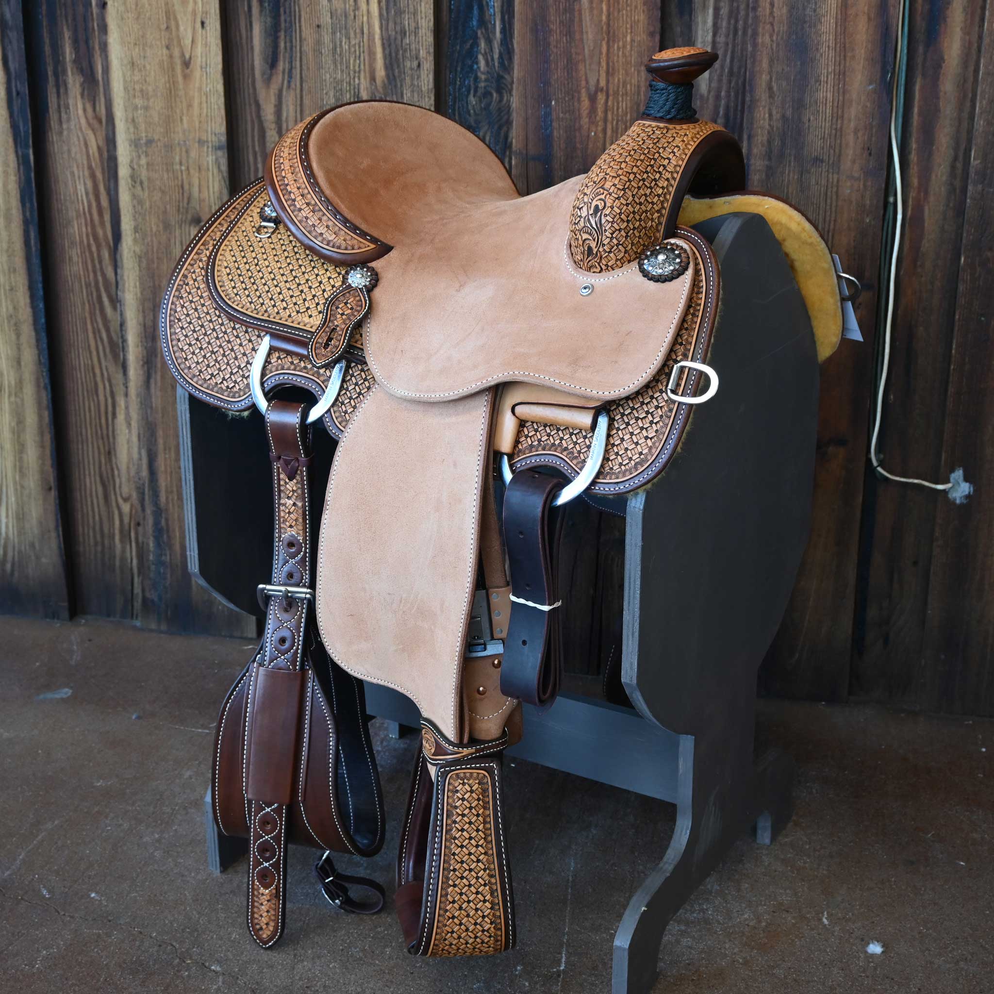13.5" MARTIN JOE BEAVER CALF ROPING SADDLE
