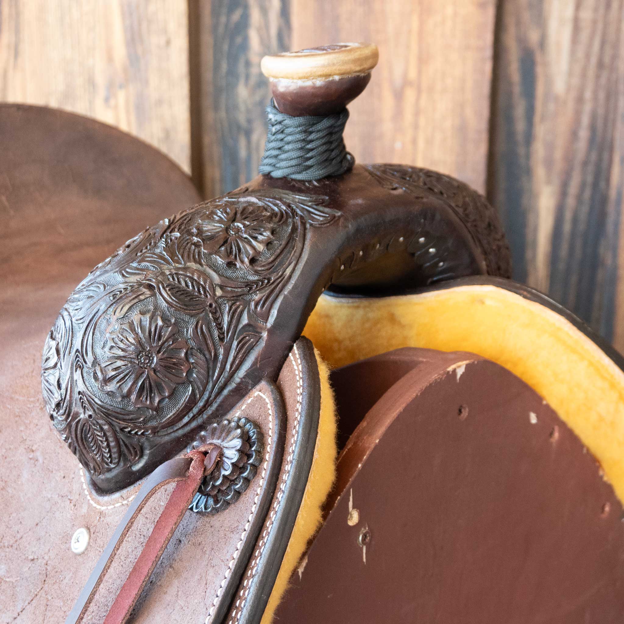 13.5" TESKEY'S CALF ROPING SADDLE - Image 2