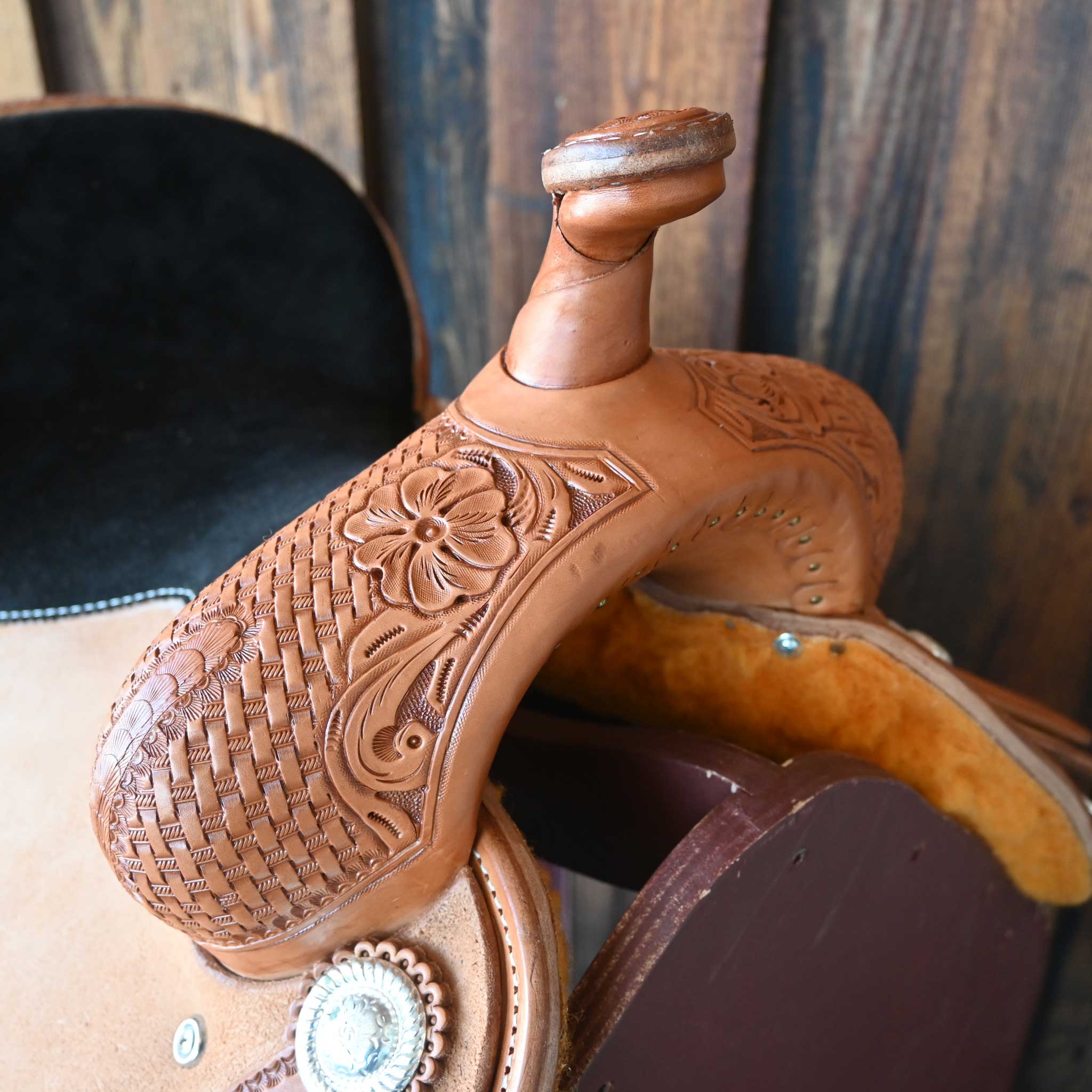 13.5" TESKEY'S COMPETITION SERIES BARREL SADDLE - Image 2