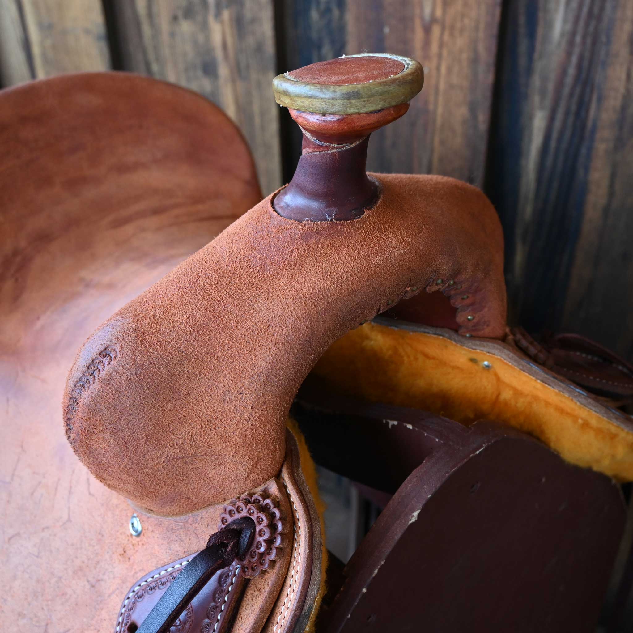 13.5" TESKEY'S YOUTH STRIP DOWN RANCH SADDLE - Image 2
