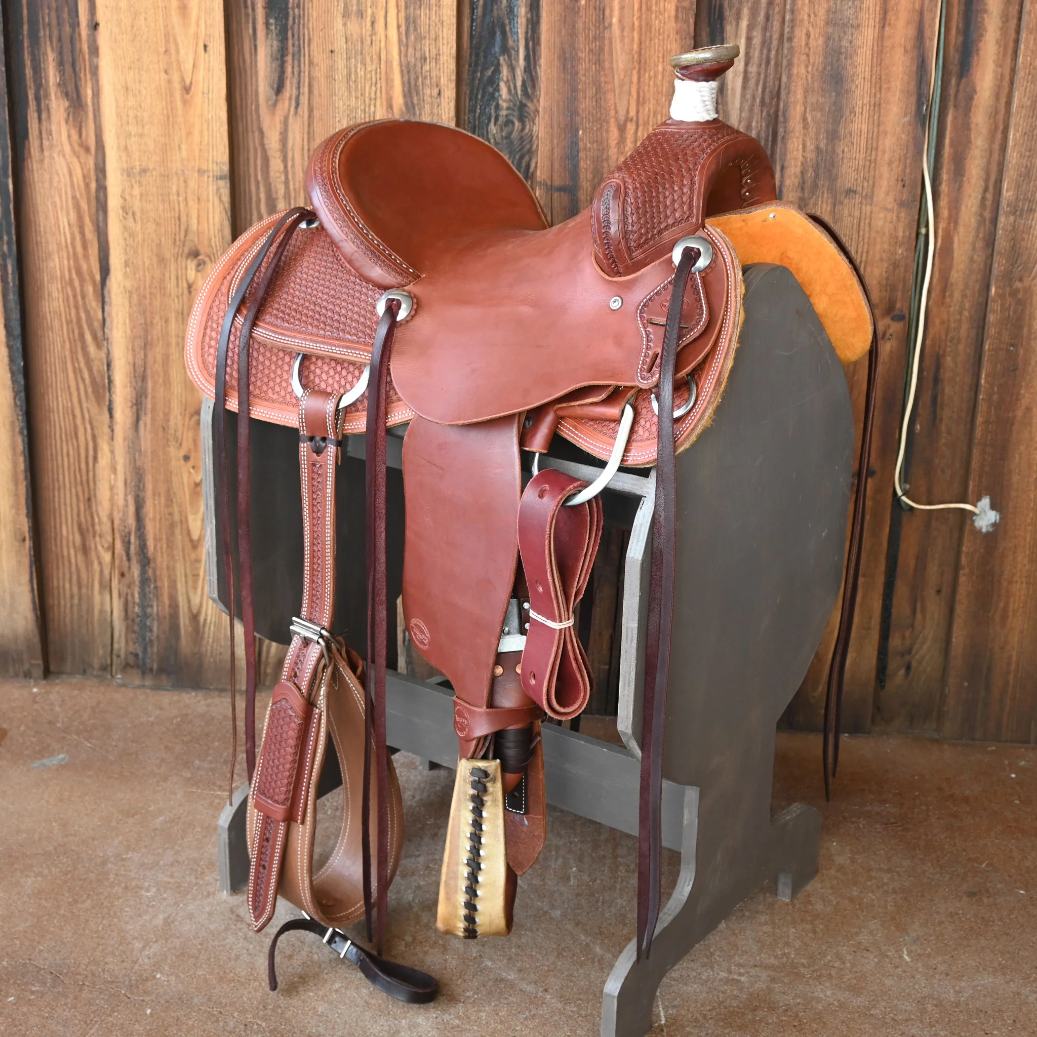 13.5" TESKEY'S YOUTH RANCH ROPER SADDLE