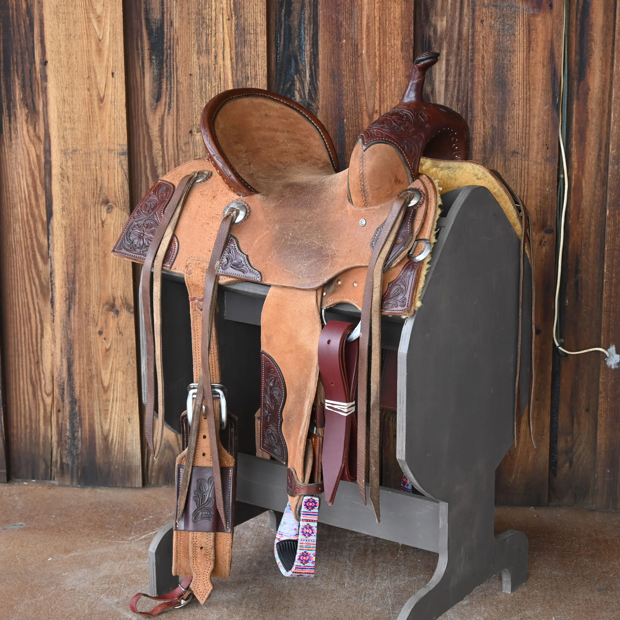 13.5" USED BECERRIL BARREL SADDLE