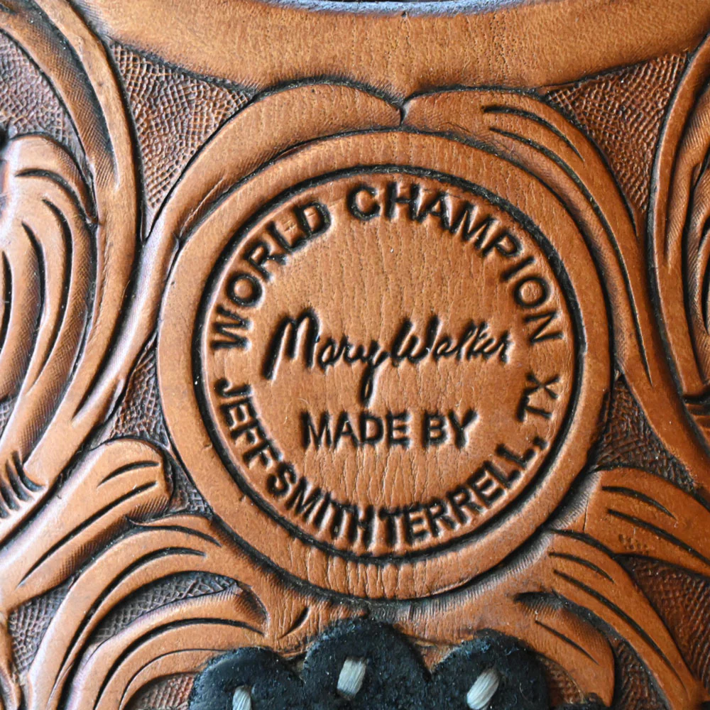 13.5" USED JEFF SMITH MARY WALKER BARREL SADDLE - Image 4