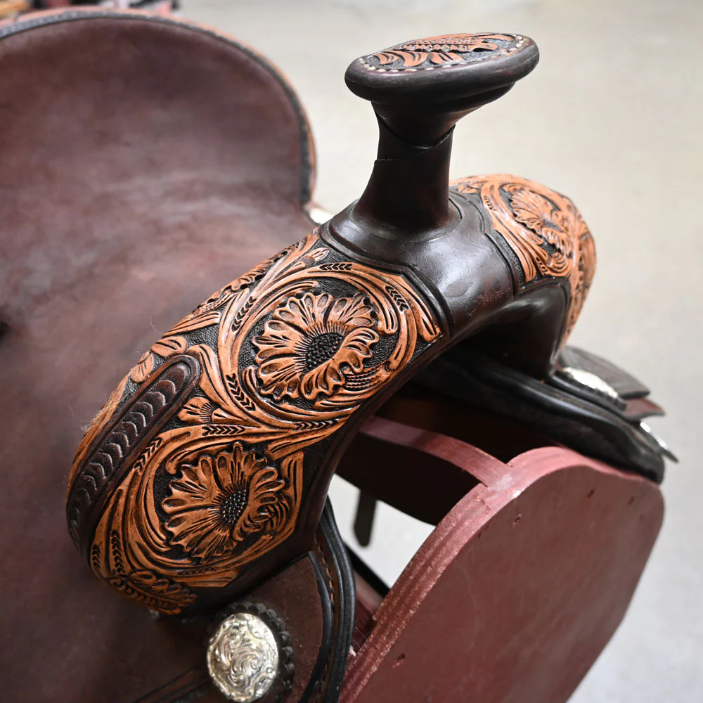 13" REINSMAN BARREL SADDLE - Image 2