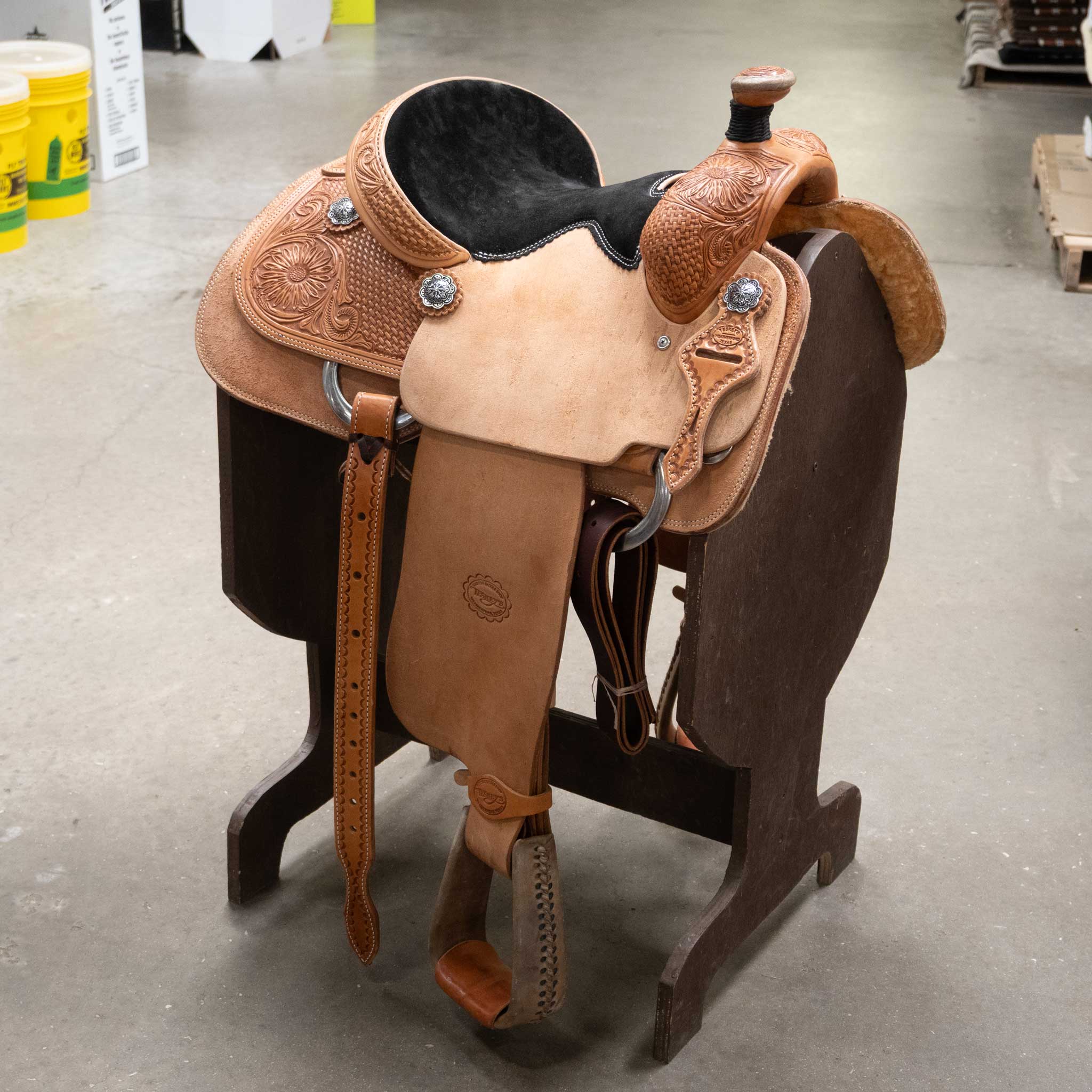 13" TESKEY'S CALF ROPING SADDLE