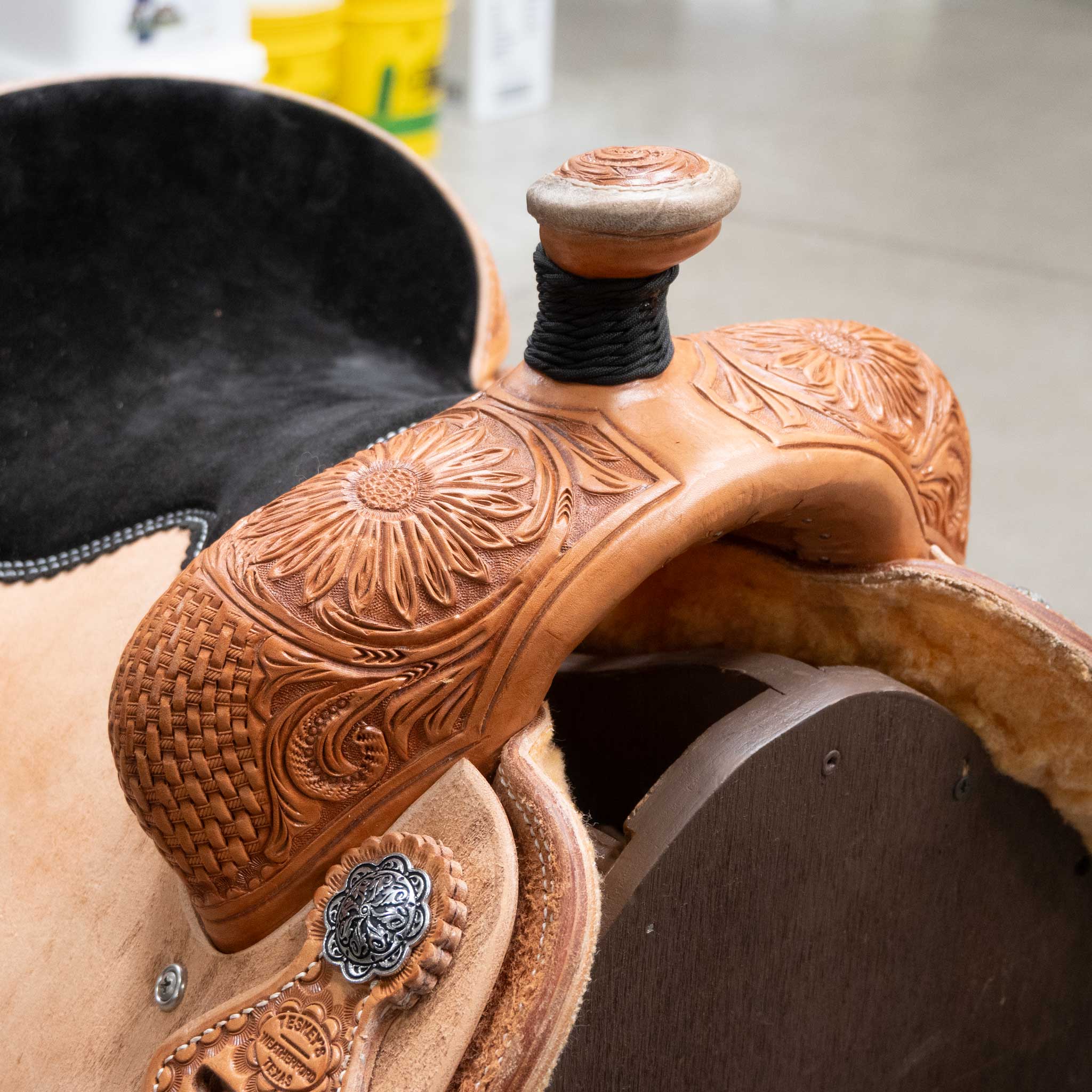 13" TESKEY'S CALF ROPING SADDLE - Image 2
