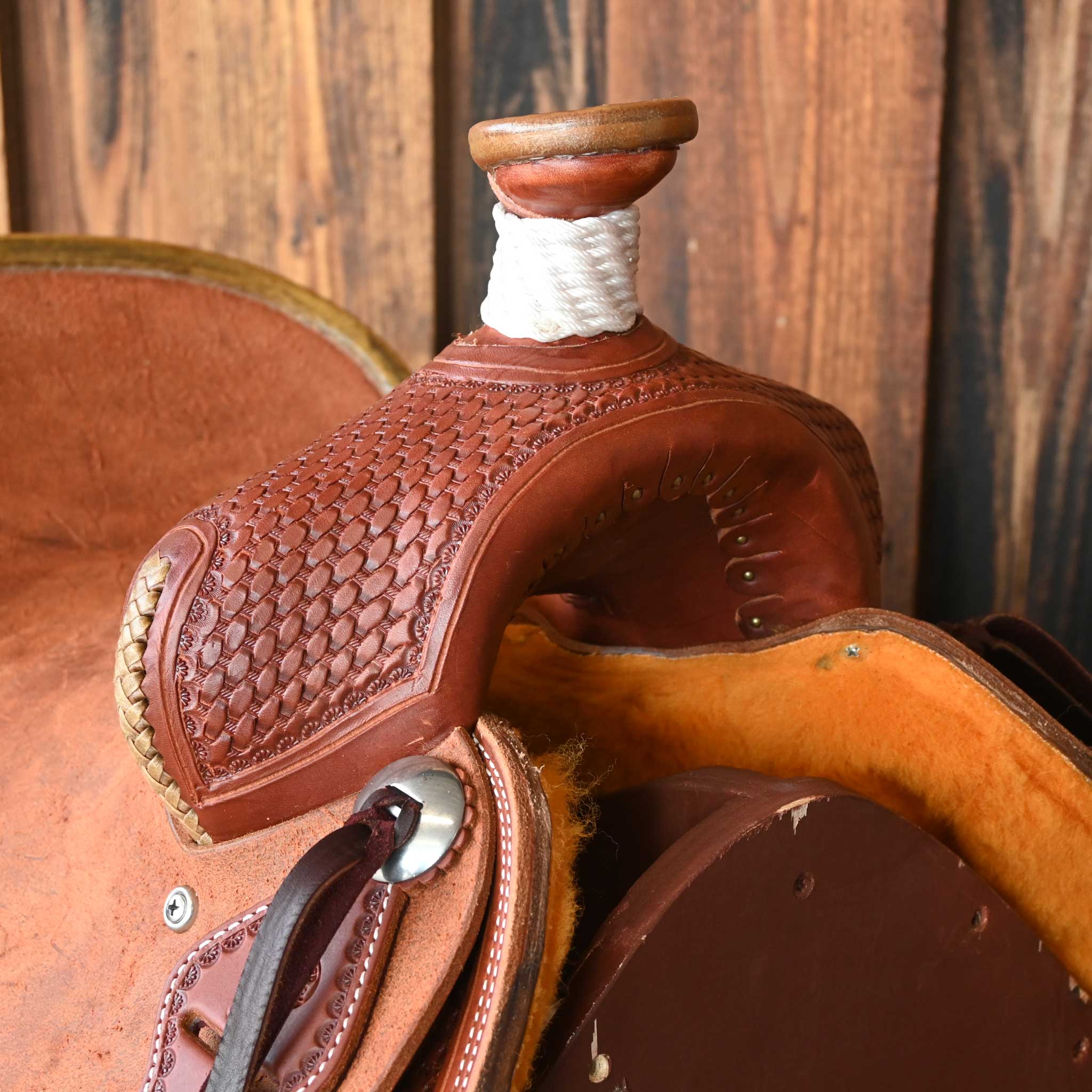 13" TESKEY'S RANCH ASSOCIATION SADDLE - Image 2