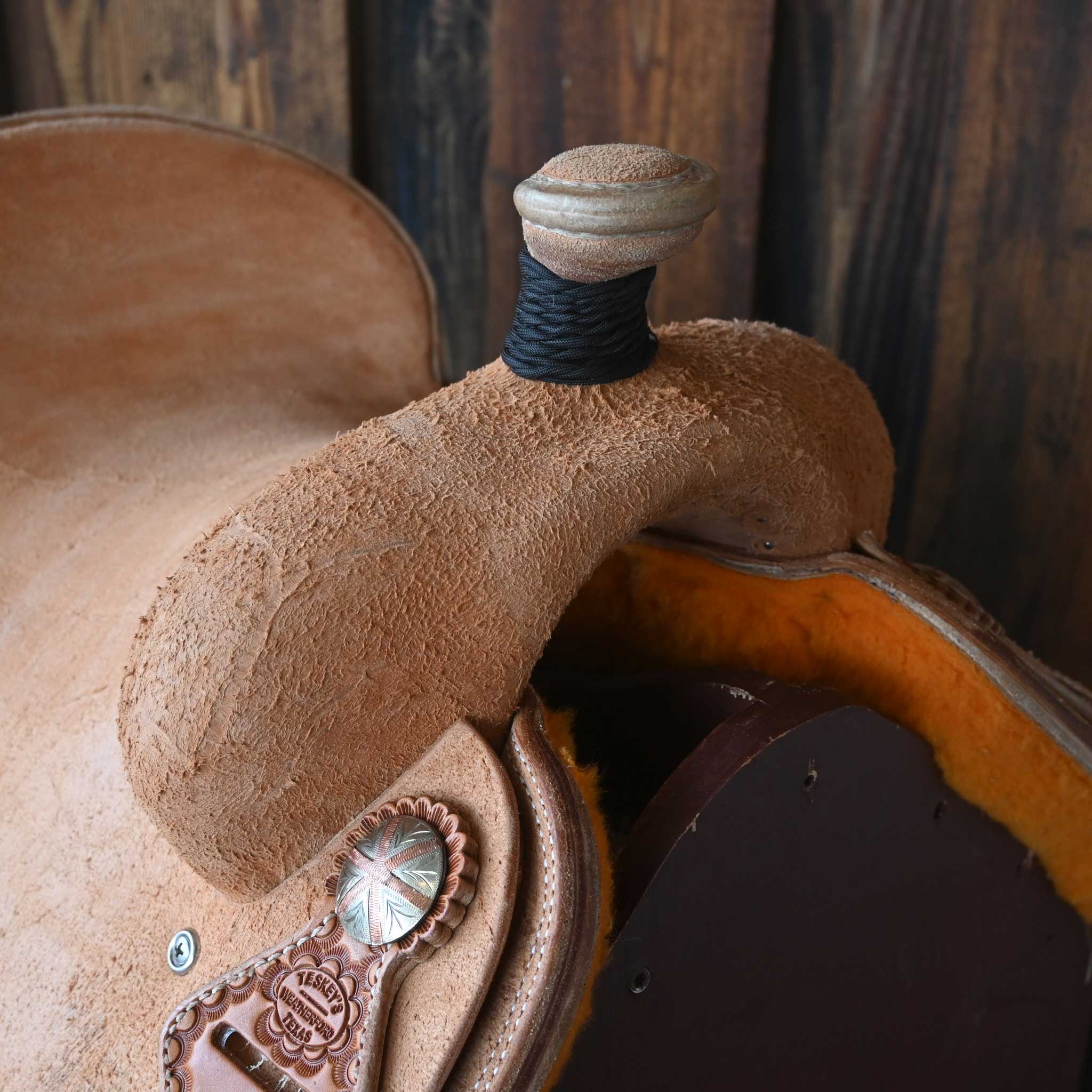 13" TESKEY'S CALF ROPING SADDLE - Image 2