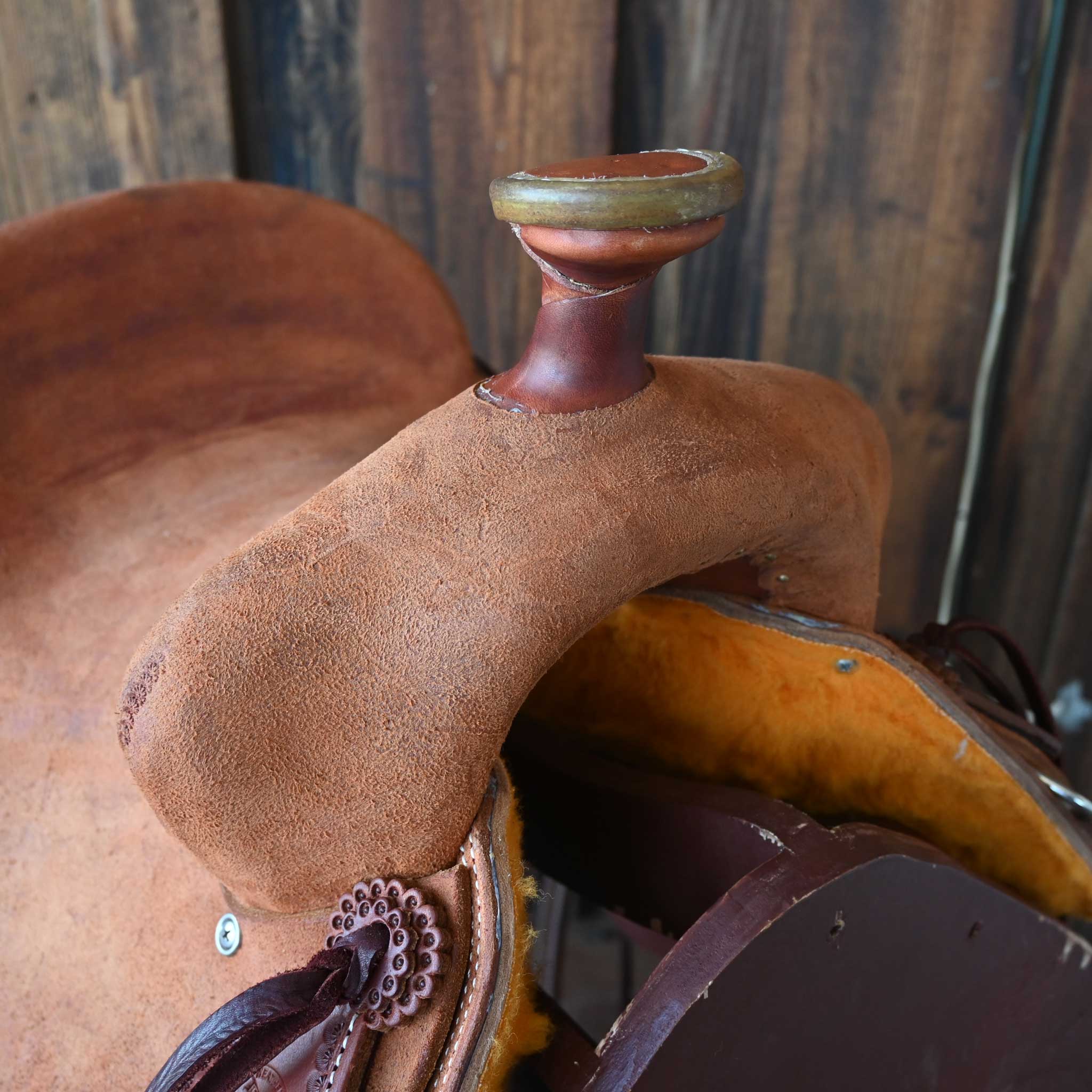 13" TESKEY'S YOUTH STRIP DOWN RANCH SADDLE - Image 2