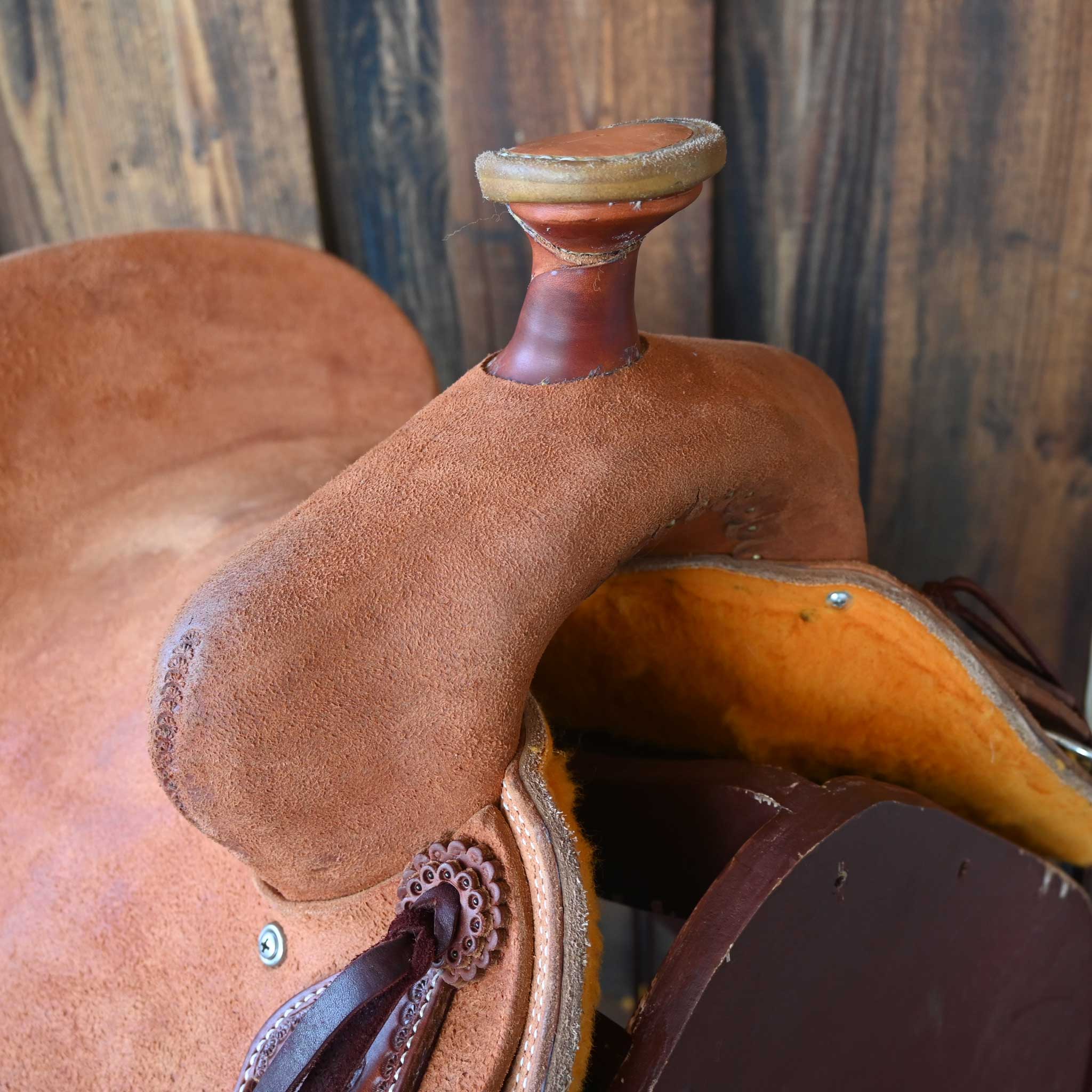 13" TESKEY'S YOUTH STRIP DOWN RANCH SADDLE - Image 2