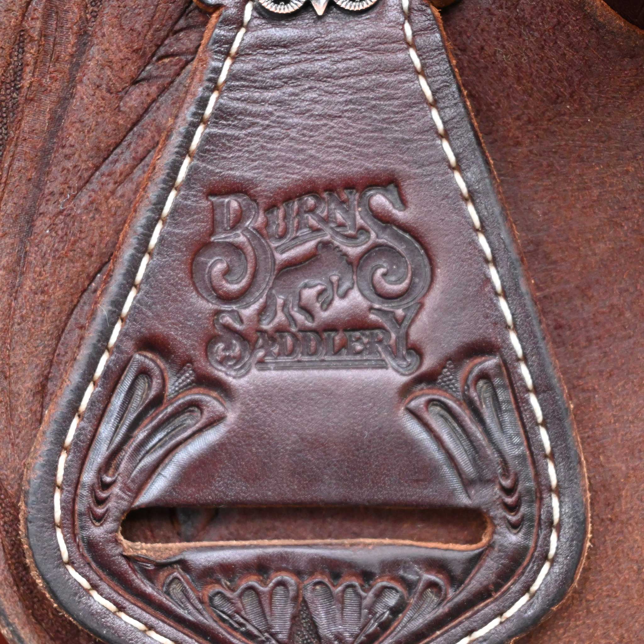 13" USED BURNS BARREL SADDLE - Image 4