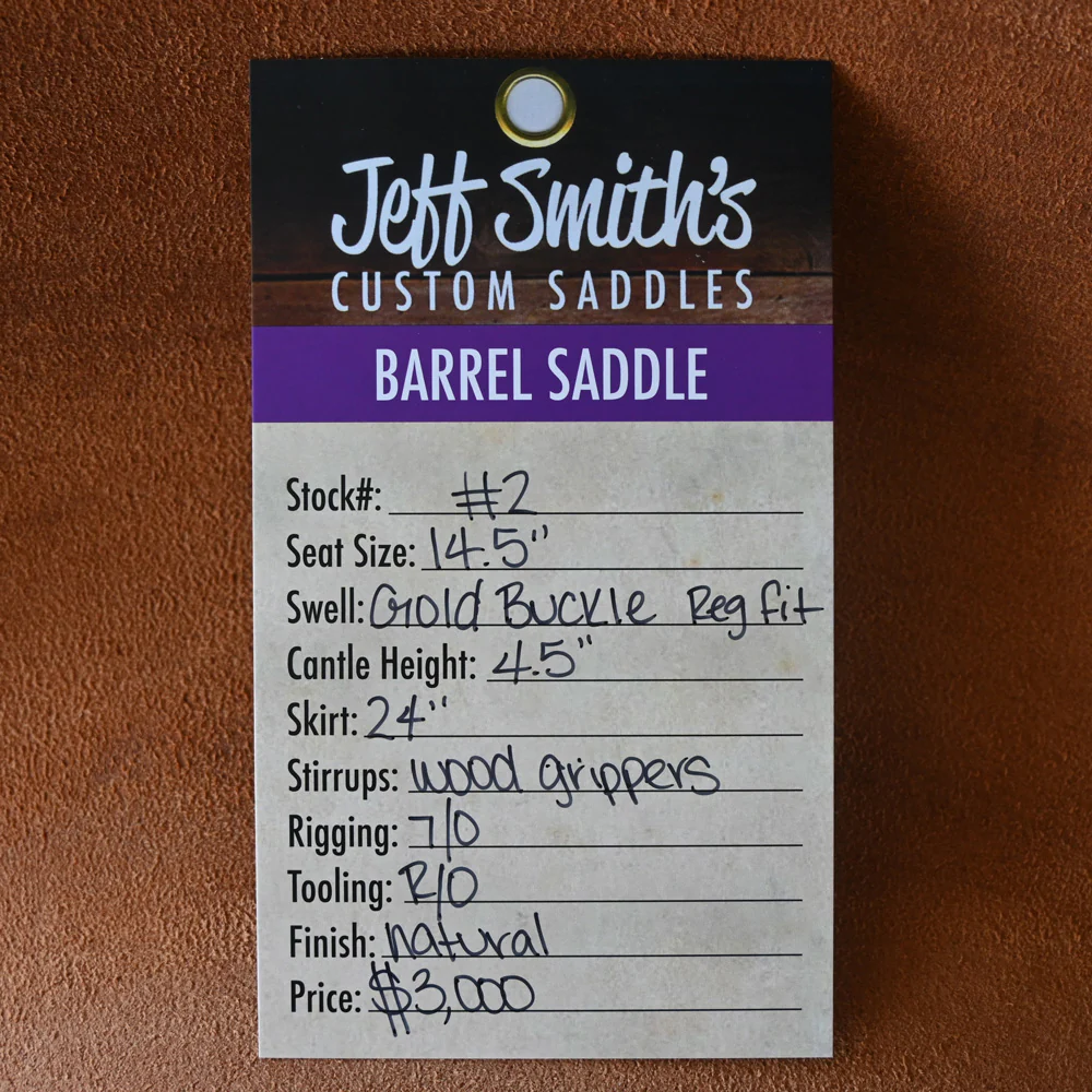 14.5" JEFF SMITH BARREL SADDLE - Image 3