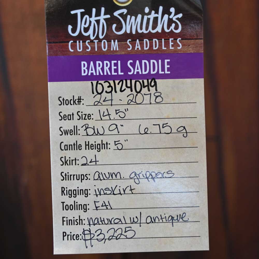 14.5" JEFF SMITH BARREL SADDLE - Image 3