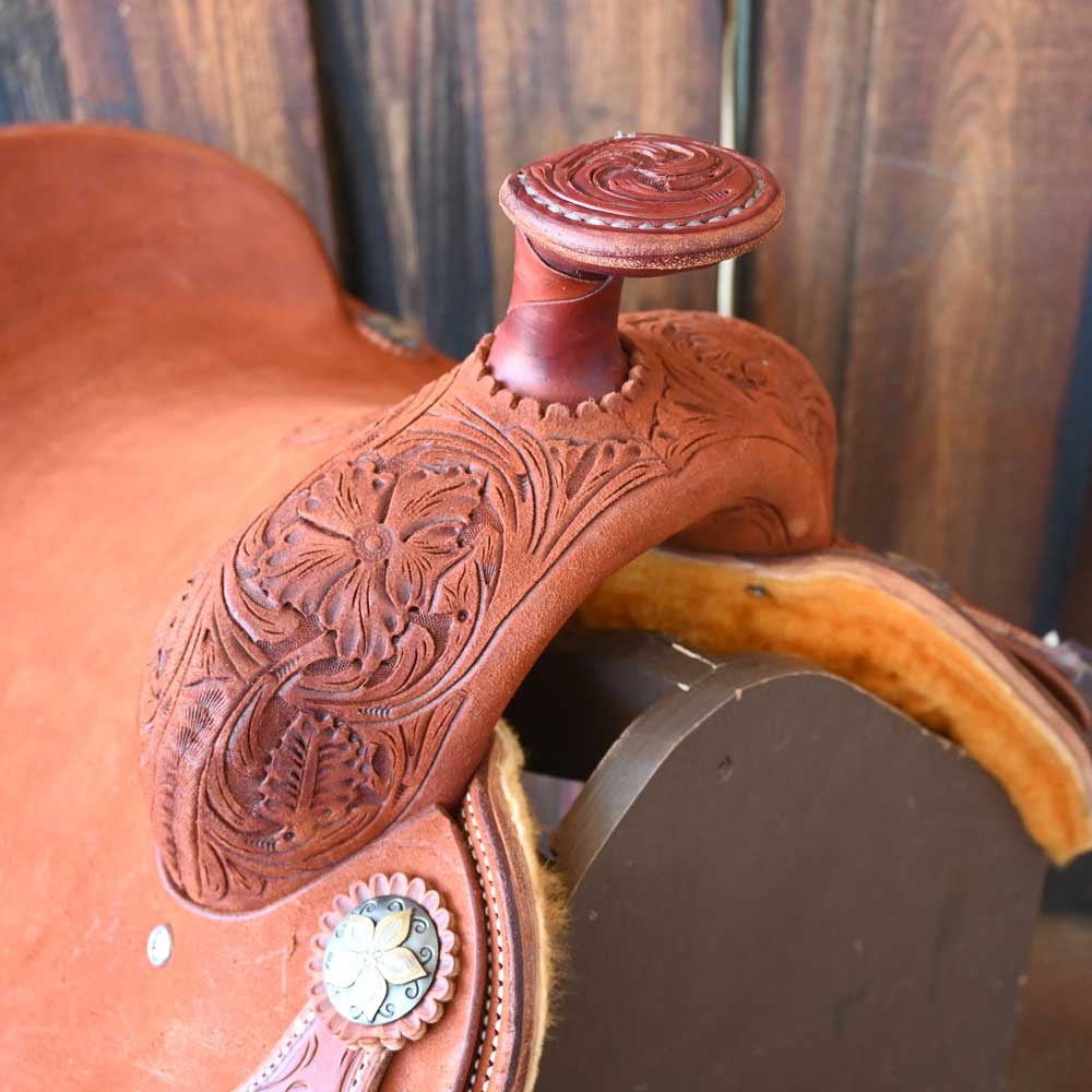 14.5" JEFF SMITH ROPING SADDLE - Image 2