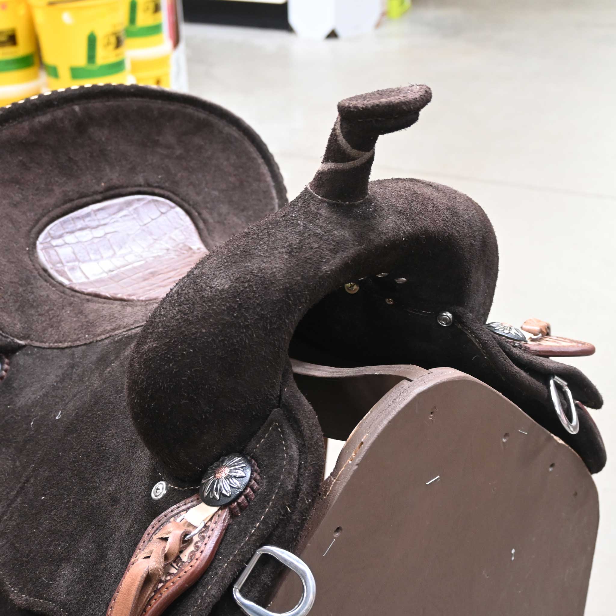 14.5" SEVEN LIGHTWEIGHT (FIBERGLASS TREE ) BARREL SADLE - Image 2